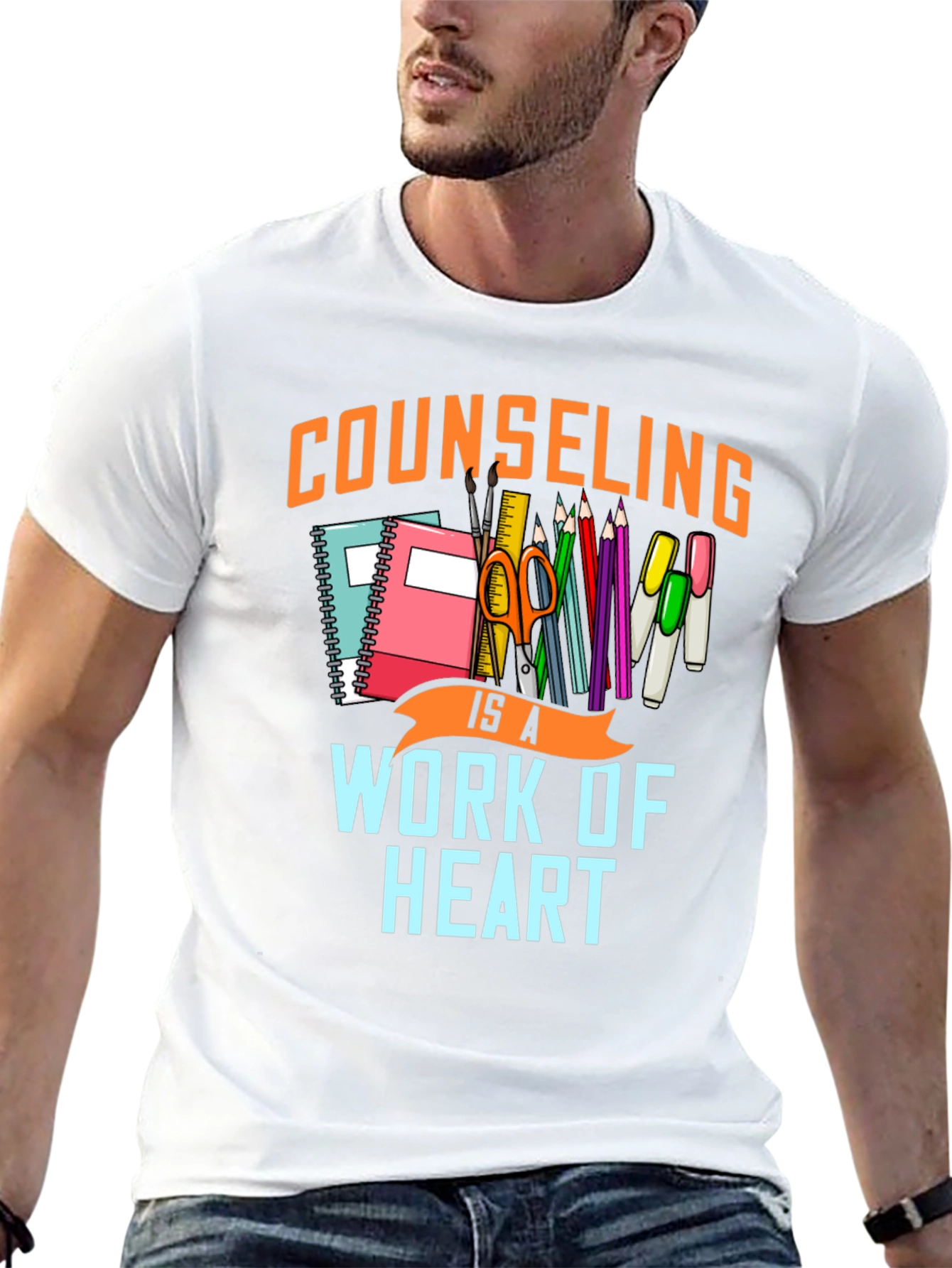 Counseling is a Work of Heart Graphic Tee