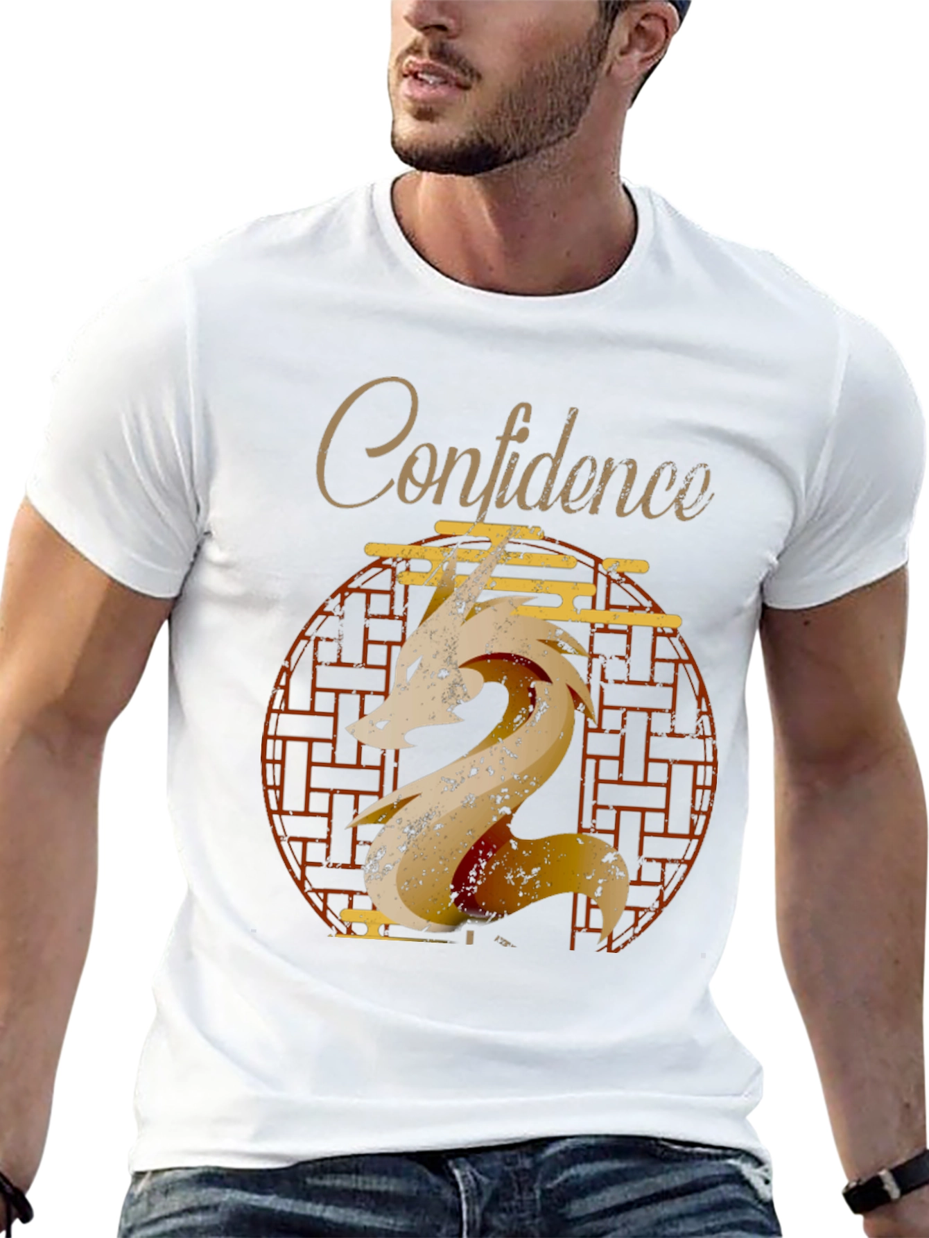 Confidence Dragon Graphic Tee