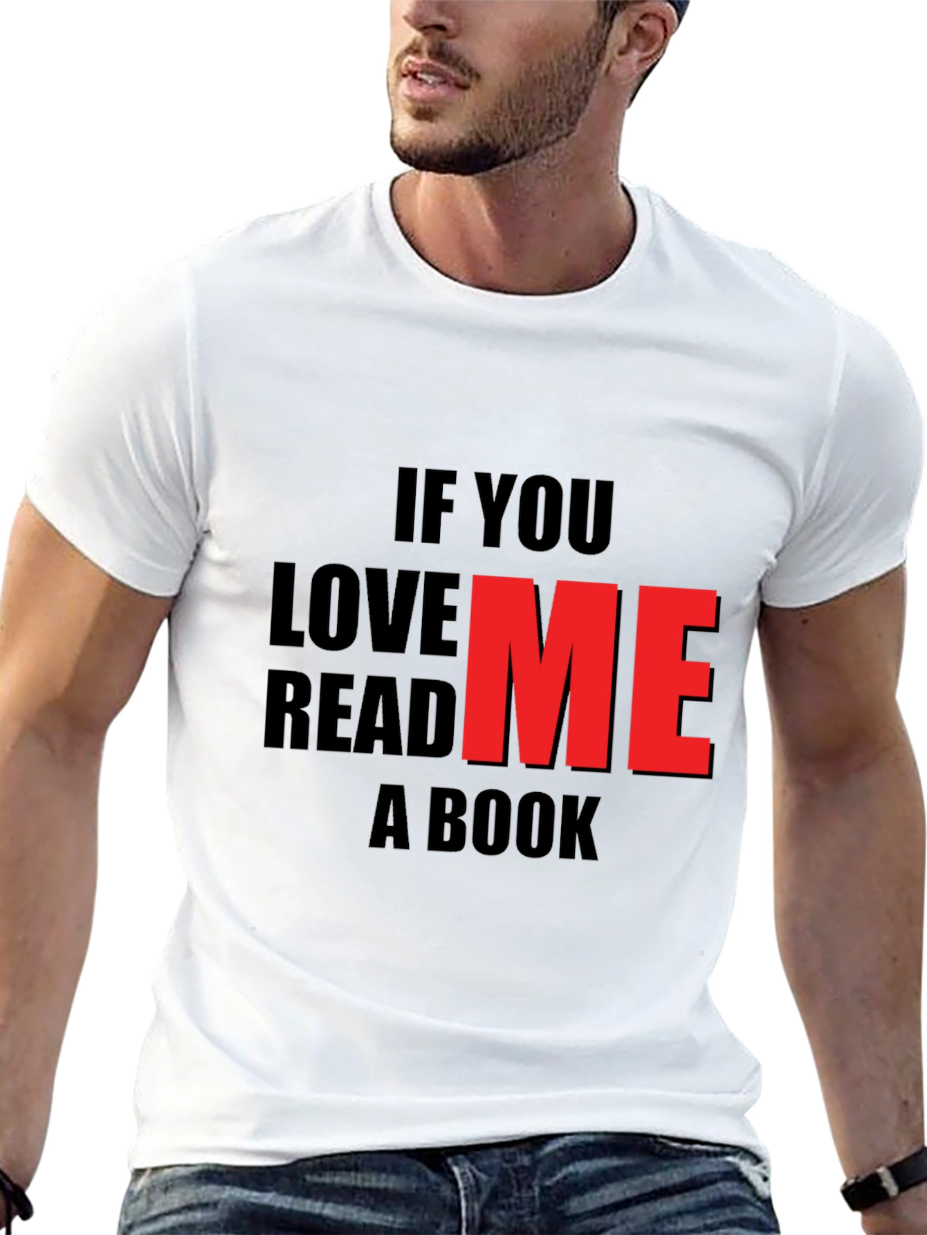 If You Love Me Read A Book Black T-Shirt