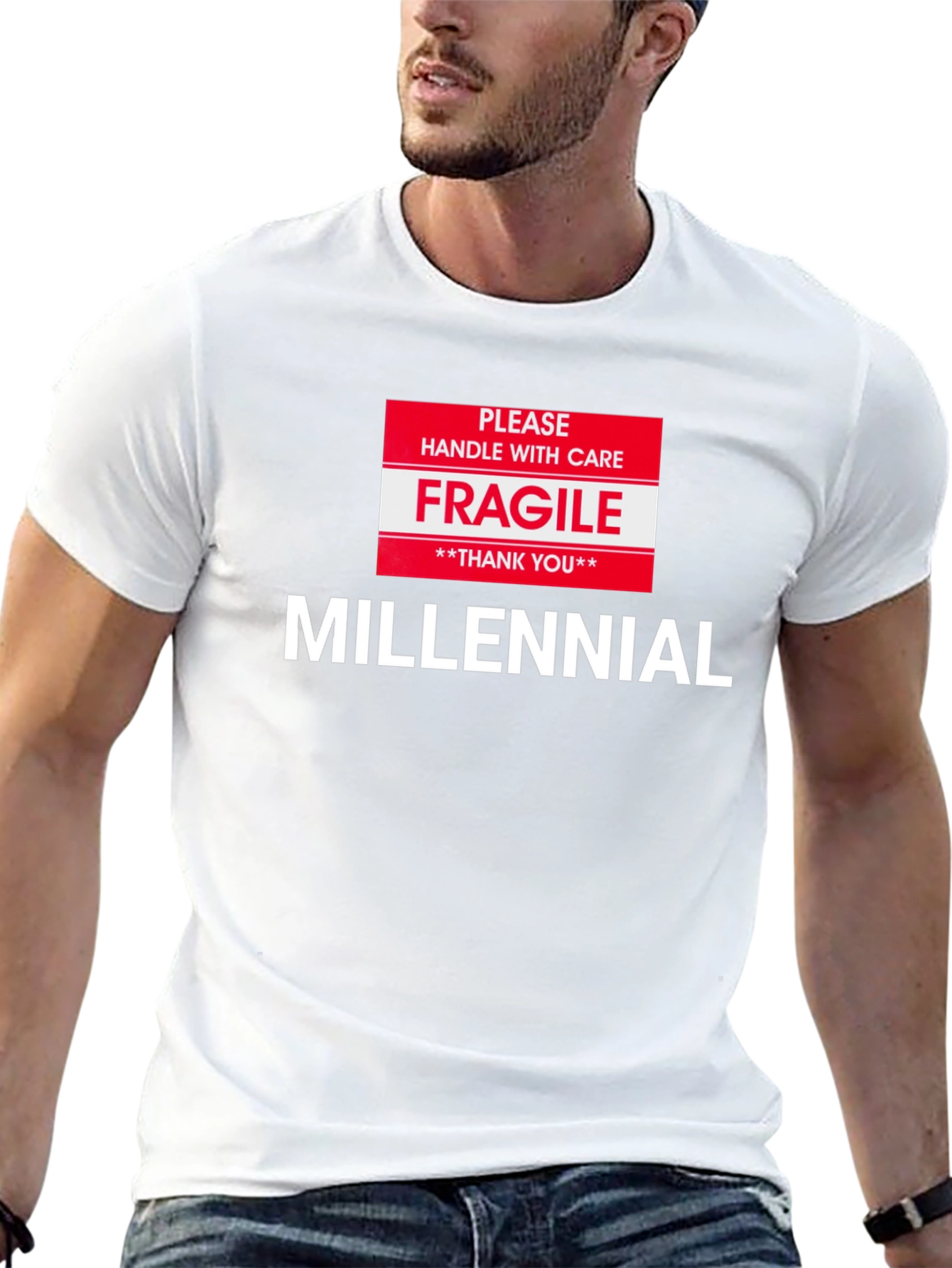 Fragile Millennial Graphic Tee - Handle with Care