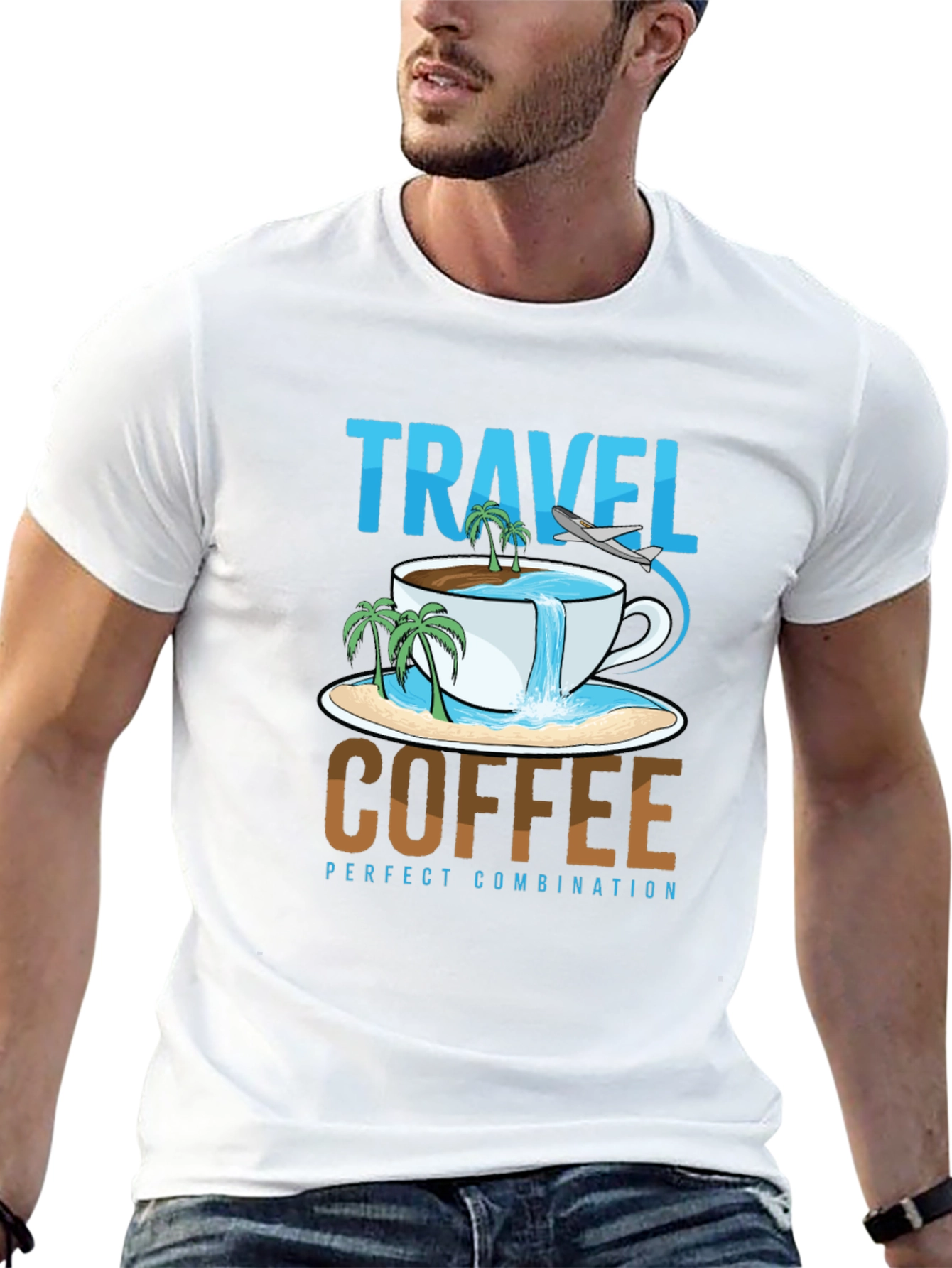 Travel Coffee T-Shirt - Perfect Combination Tee