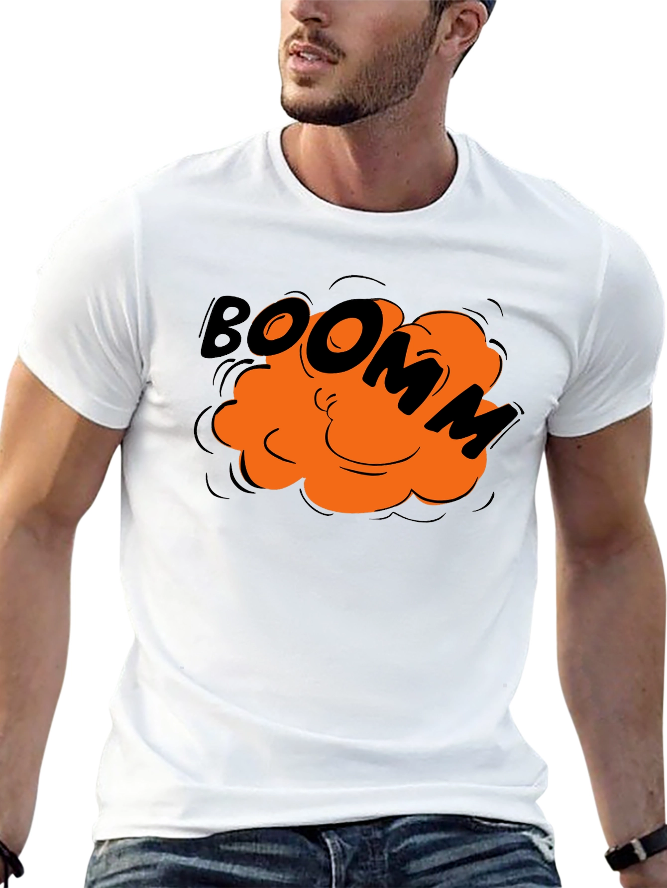 Boom Comic Graphic Tee - Black