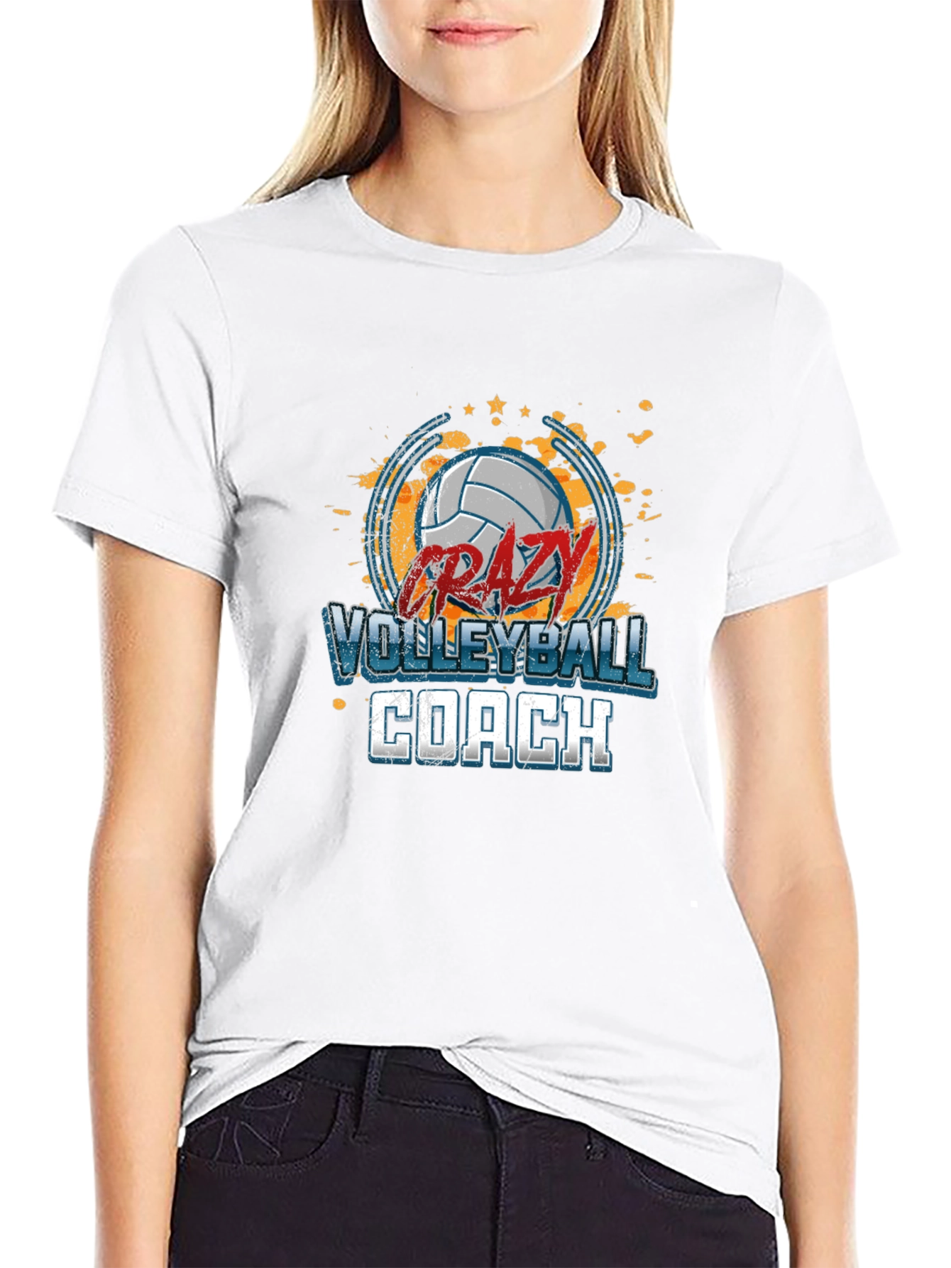 Crazy Volleyball Coach T-Shirt