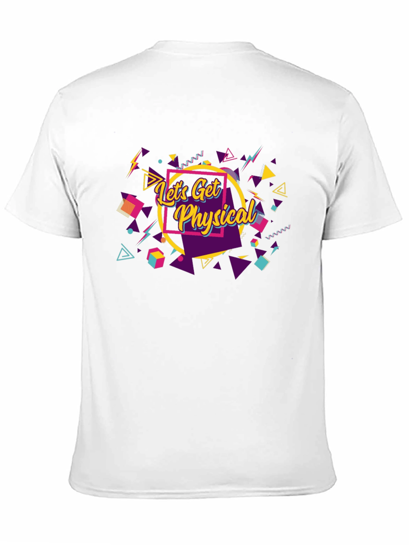 Retro Lets Get Physical Graphic Tee