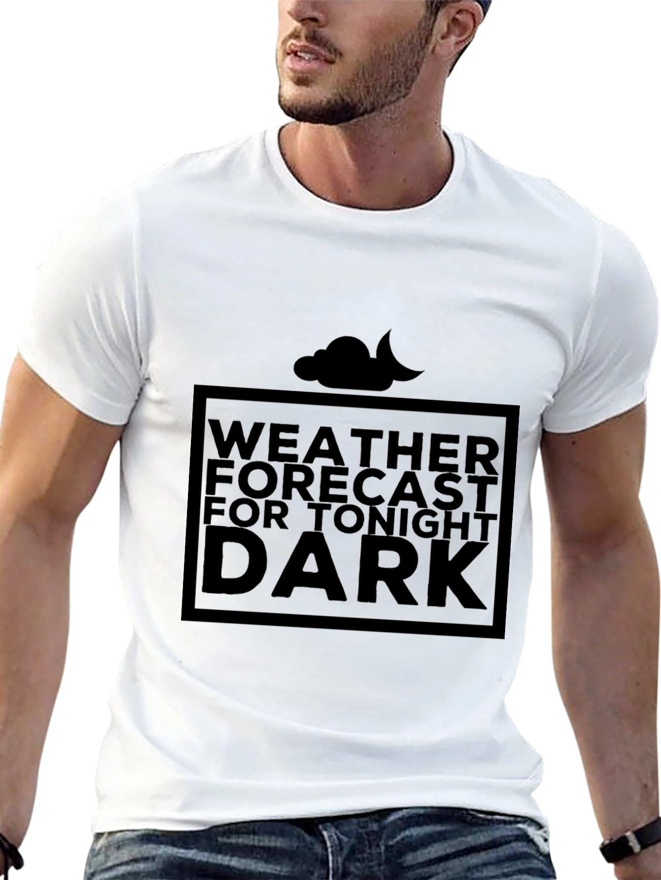 Dark Weather Forecast Graphic Tee