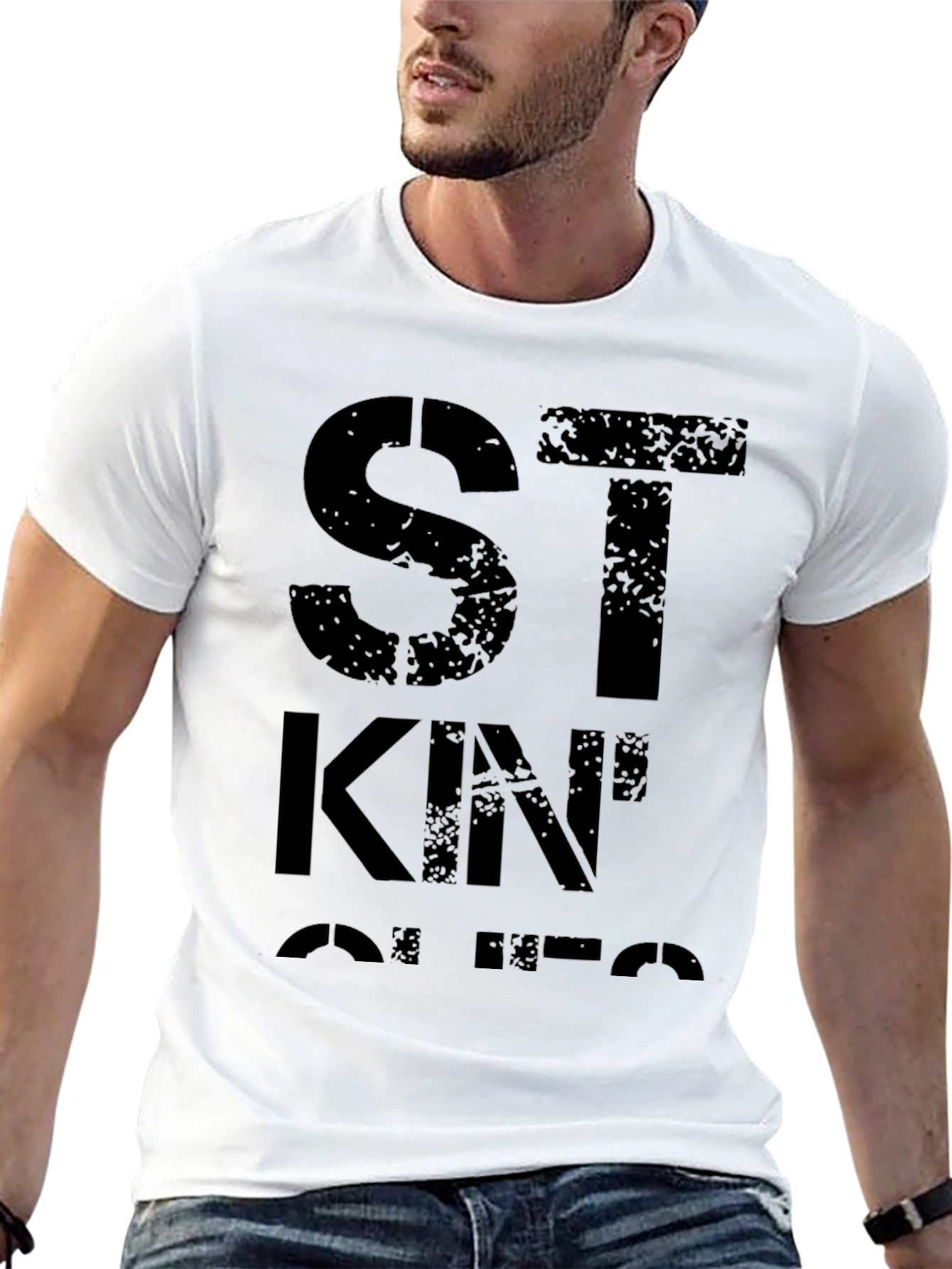 Stencil King T-Shirt - Military Style Tee
