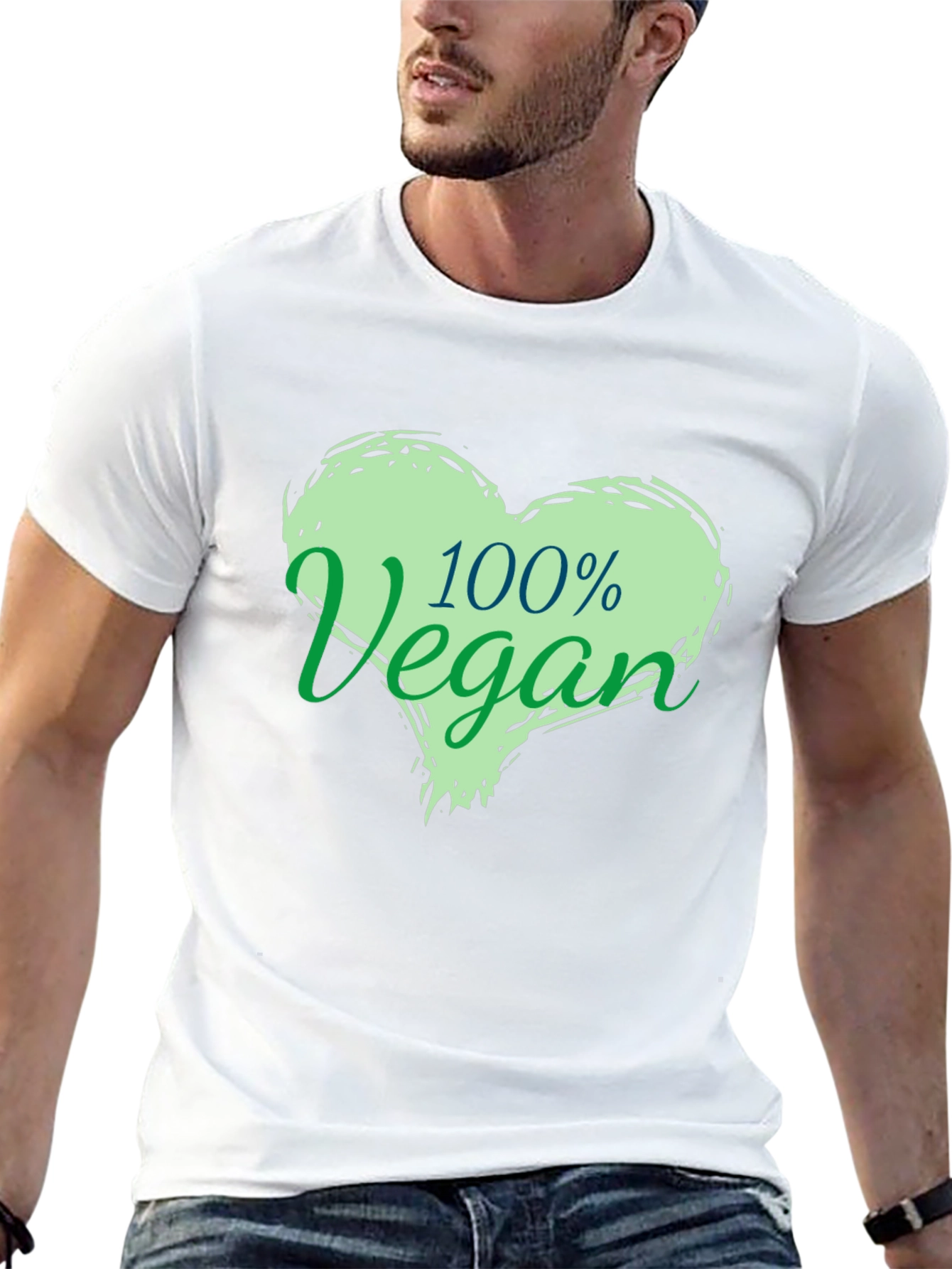 100% Vegan Graphic T-Shirt - Stylish & Comfortable