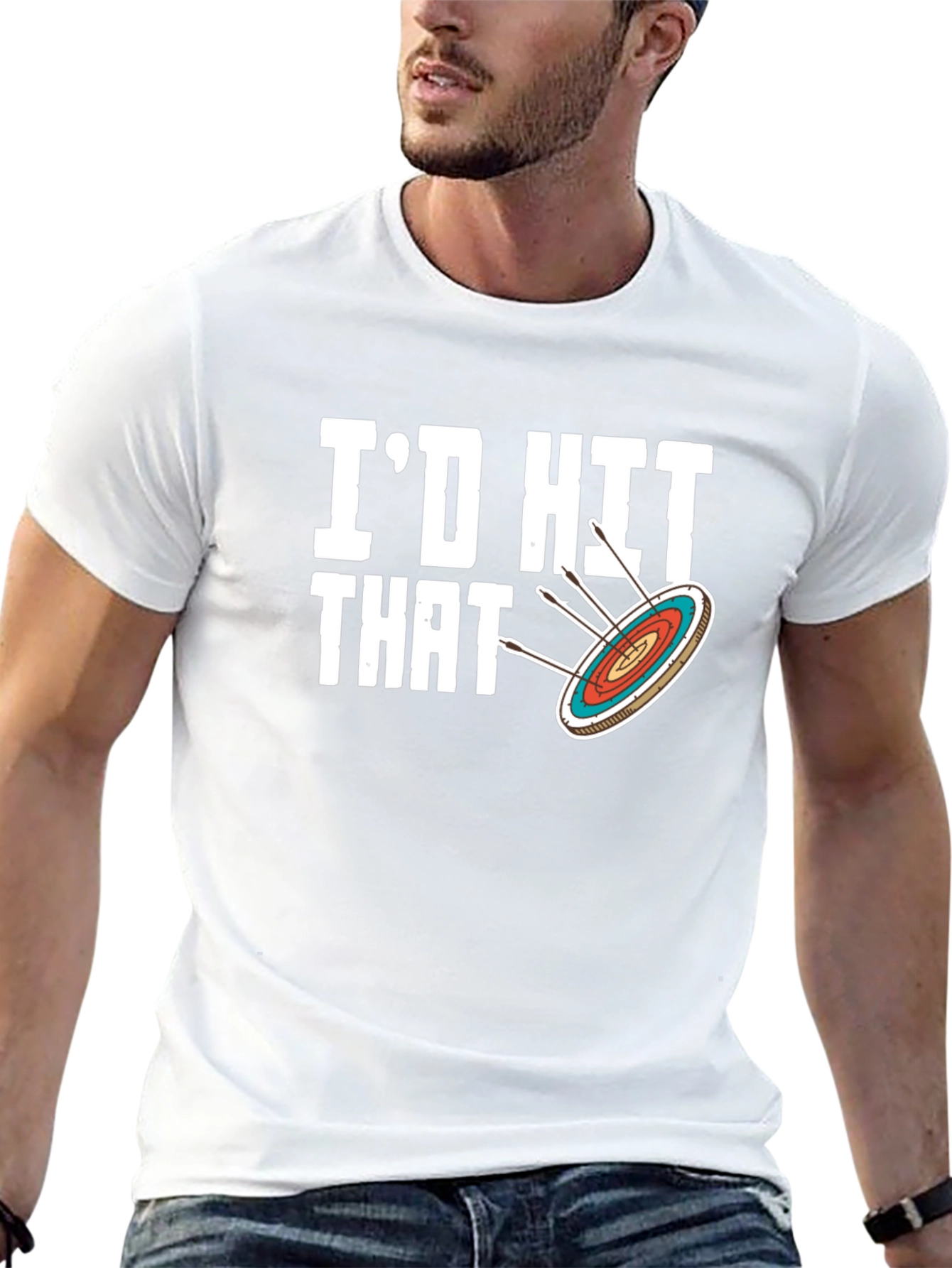 Id Hit That T-Shirt - Archery Target Tee
