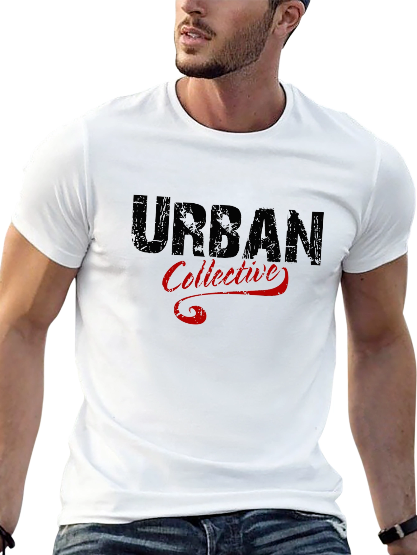 Urban Collective Graphic Black T-Shirt
