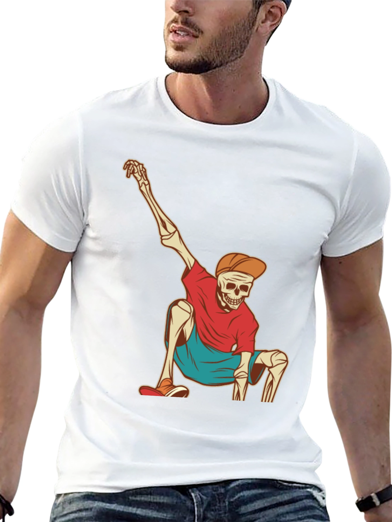 Skeleton Dab T-Shirt: Cool Graphic Tee
