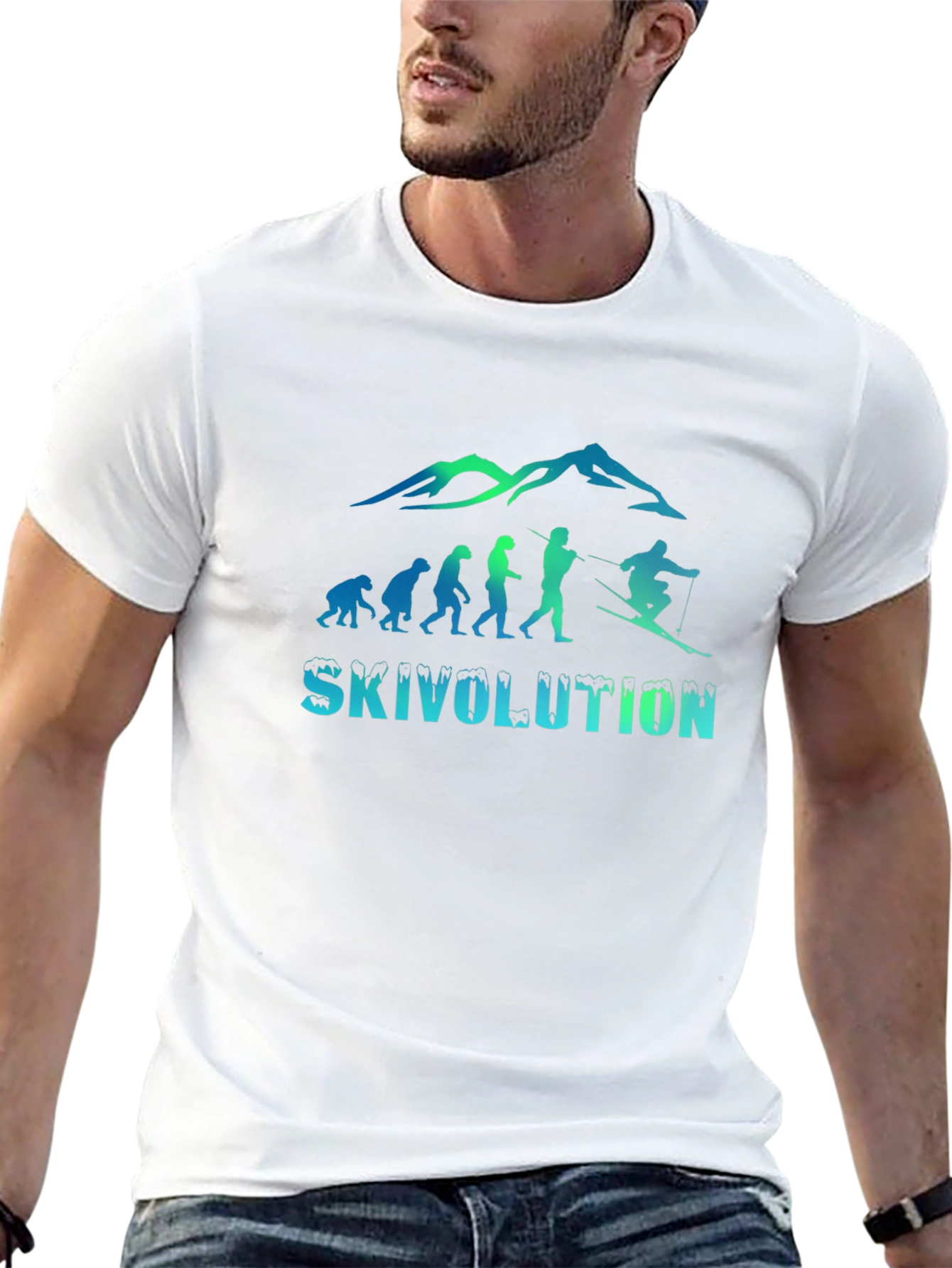 Skivolution Evolution Black T-Shirt