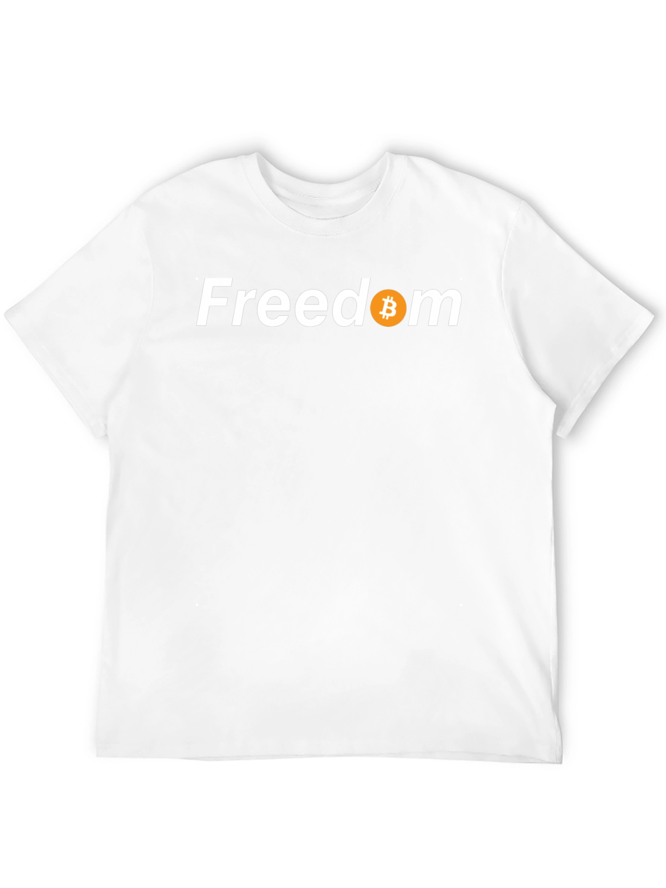 Freedom Bitcoin Tee - Crypto Enthusiast Apparel