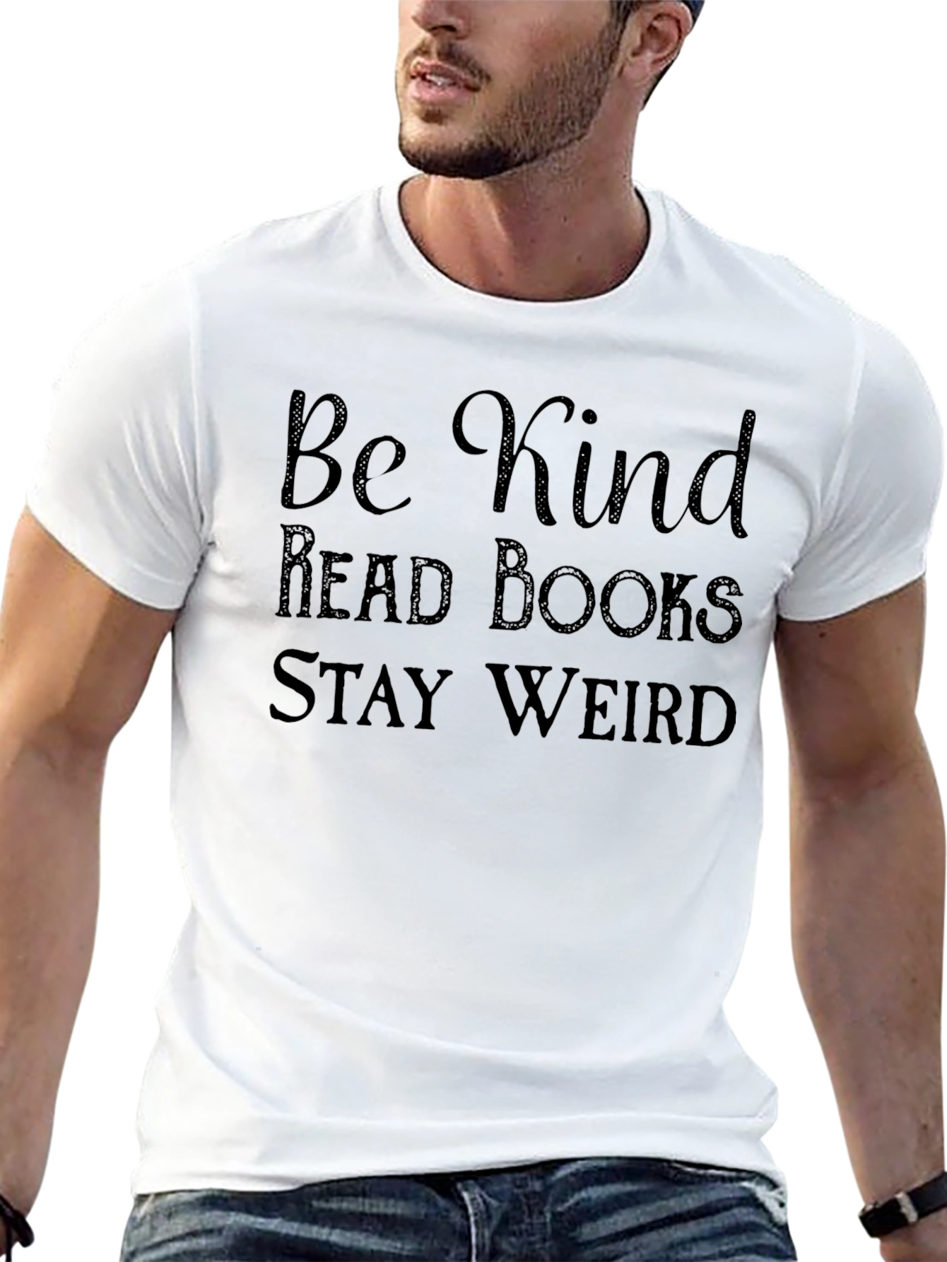 Be Kind T-Shirt - Read Books Stay Weird