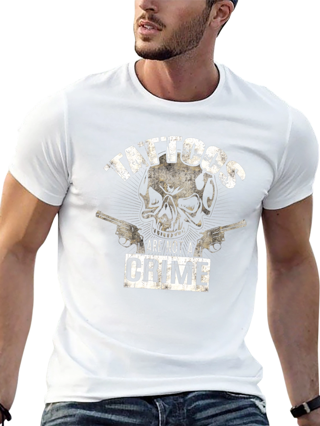 Tattoos are Not a Crime Graphic T-Shirt