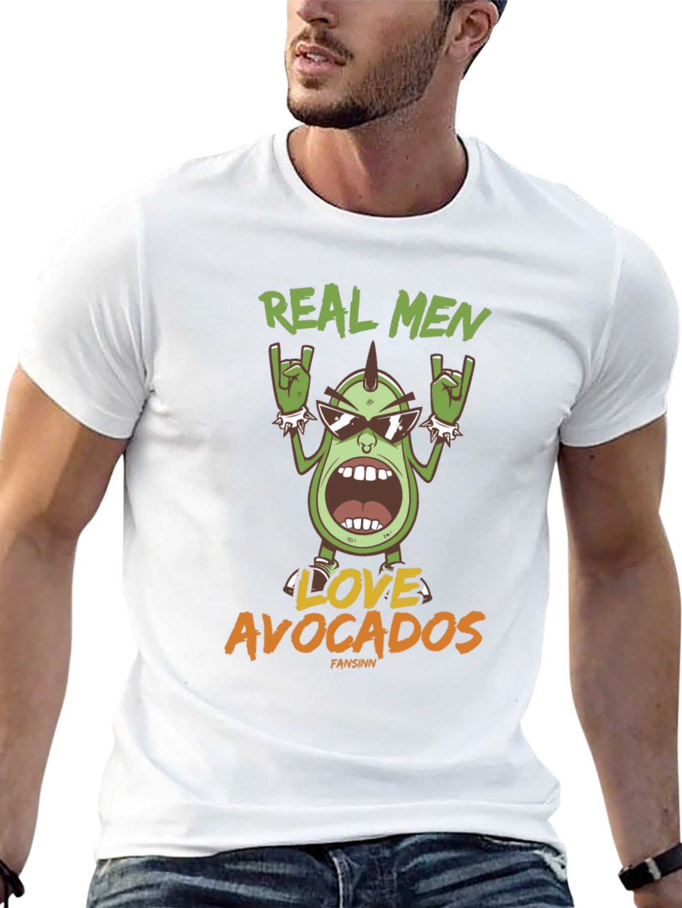 Real Men Love Avocados Graphic T-Shirt