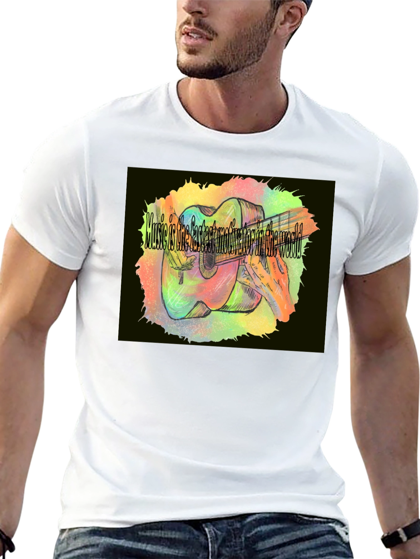 Music Motivation T-Shirt - Guitar Player Apparel