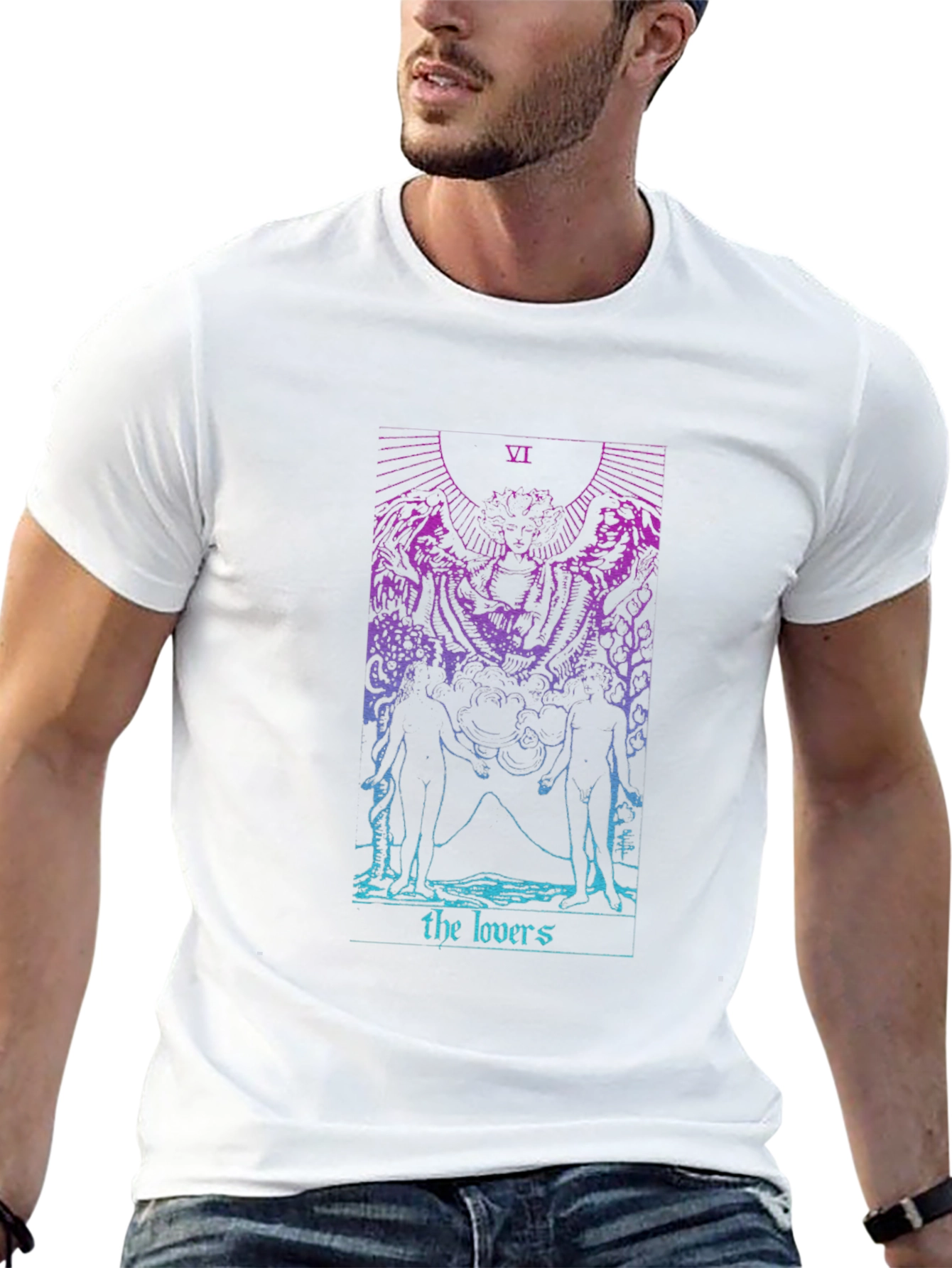 The Lovers Tarot Card T-Shirt