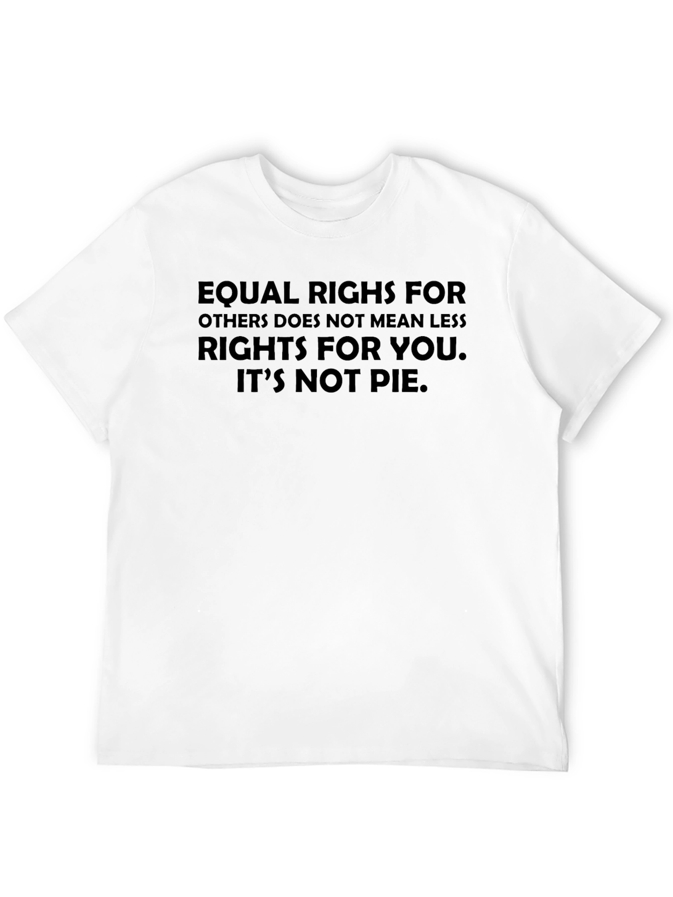 Equal Rights Graphic Tee - Unisex Black T-Shirt