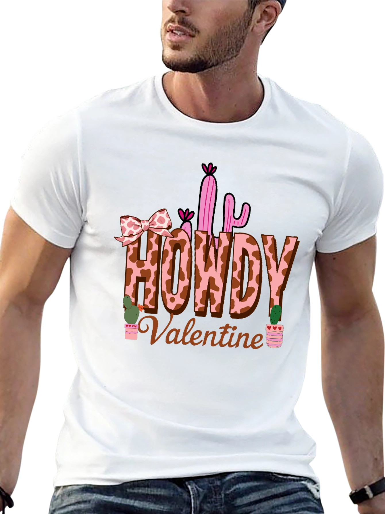 Howdy Valentine Graphic T-Shirt - Western Love