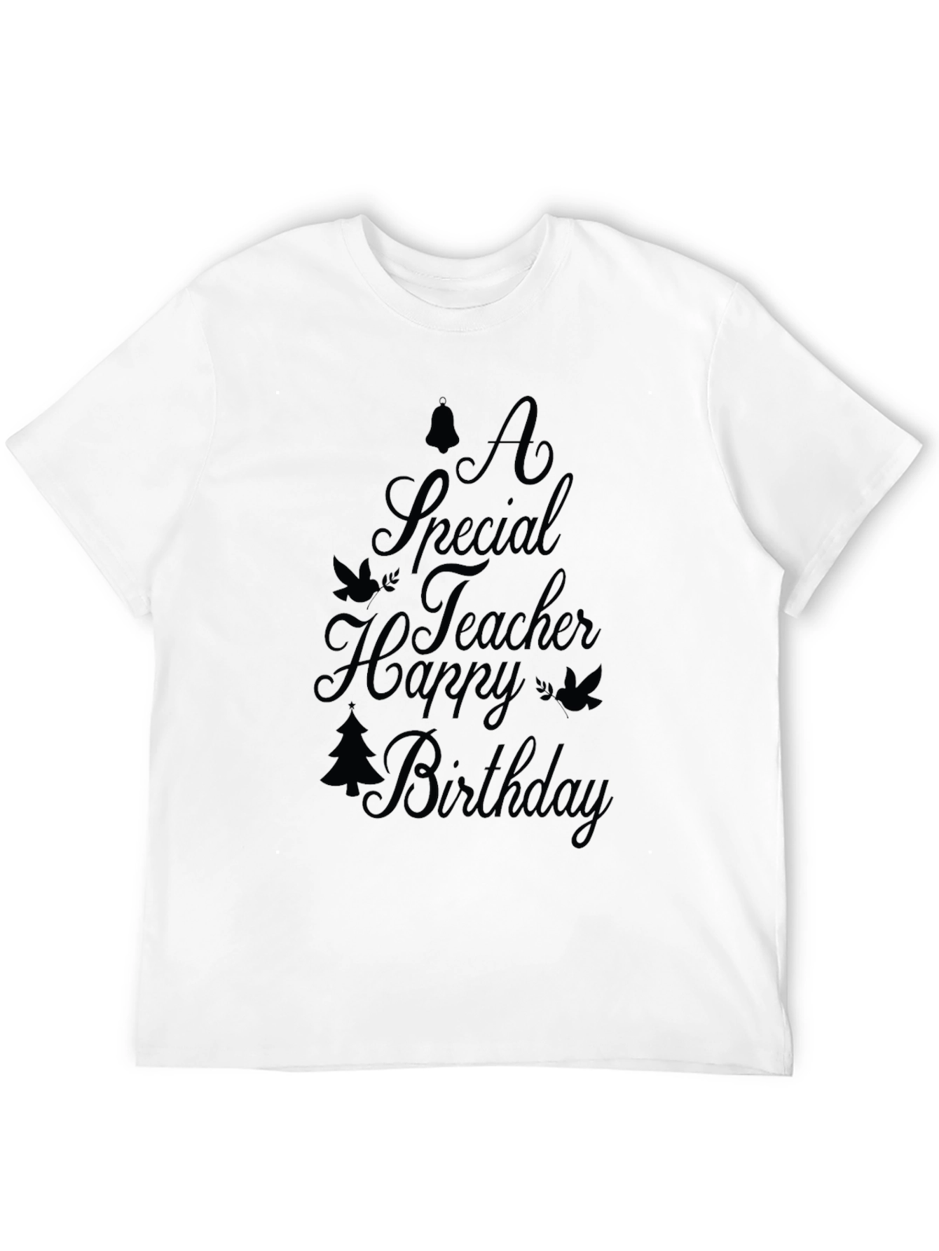 Teacher Birthday Black T-Shirt
