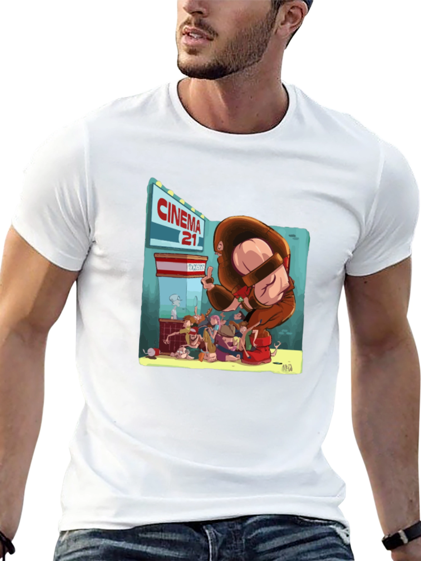 Cinema 21 T-Shirt - Movie Buff Tee
