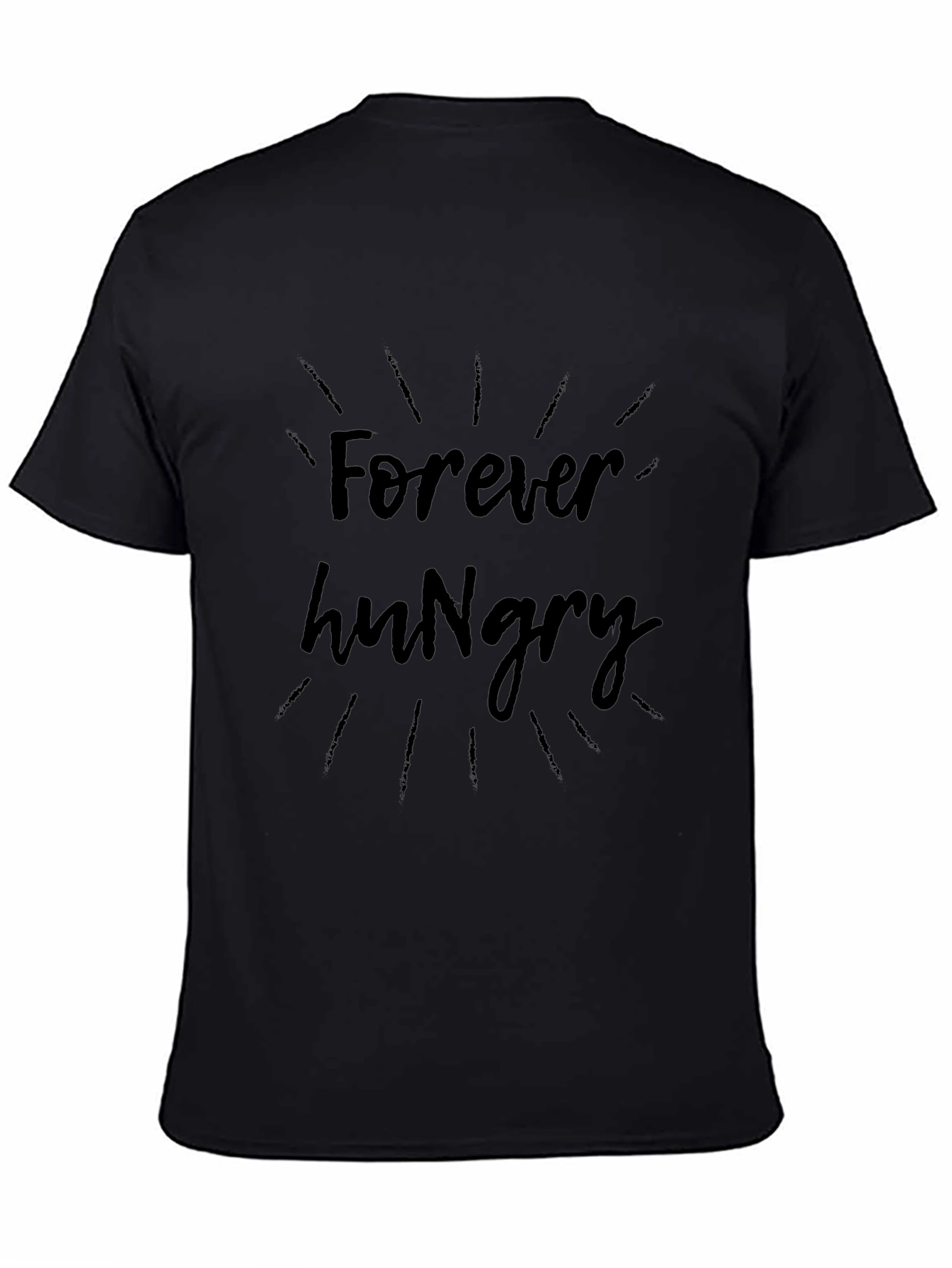 Forever Hungry Graphic Tee - Mens Casual Shirt
