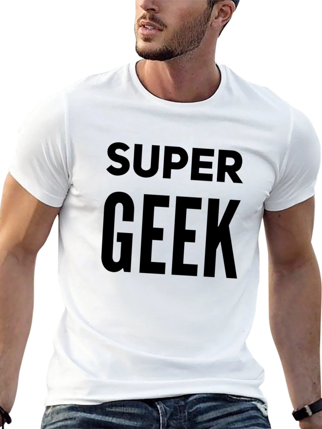 Super Geek Graphic Tee - Bold Statement Shirt