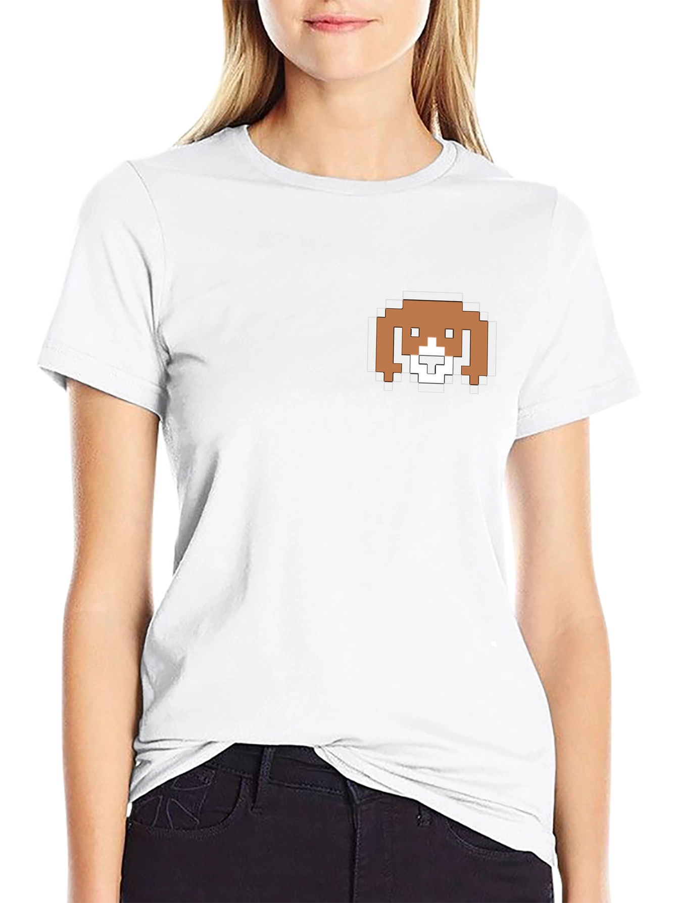 Pixelated Dog T-Shirt
