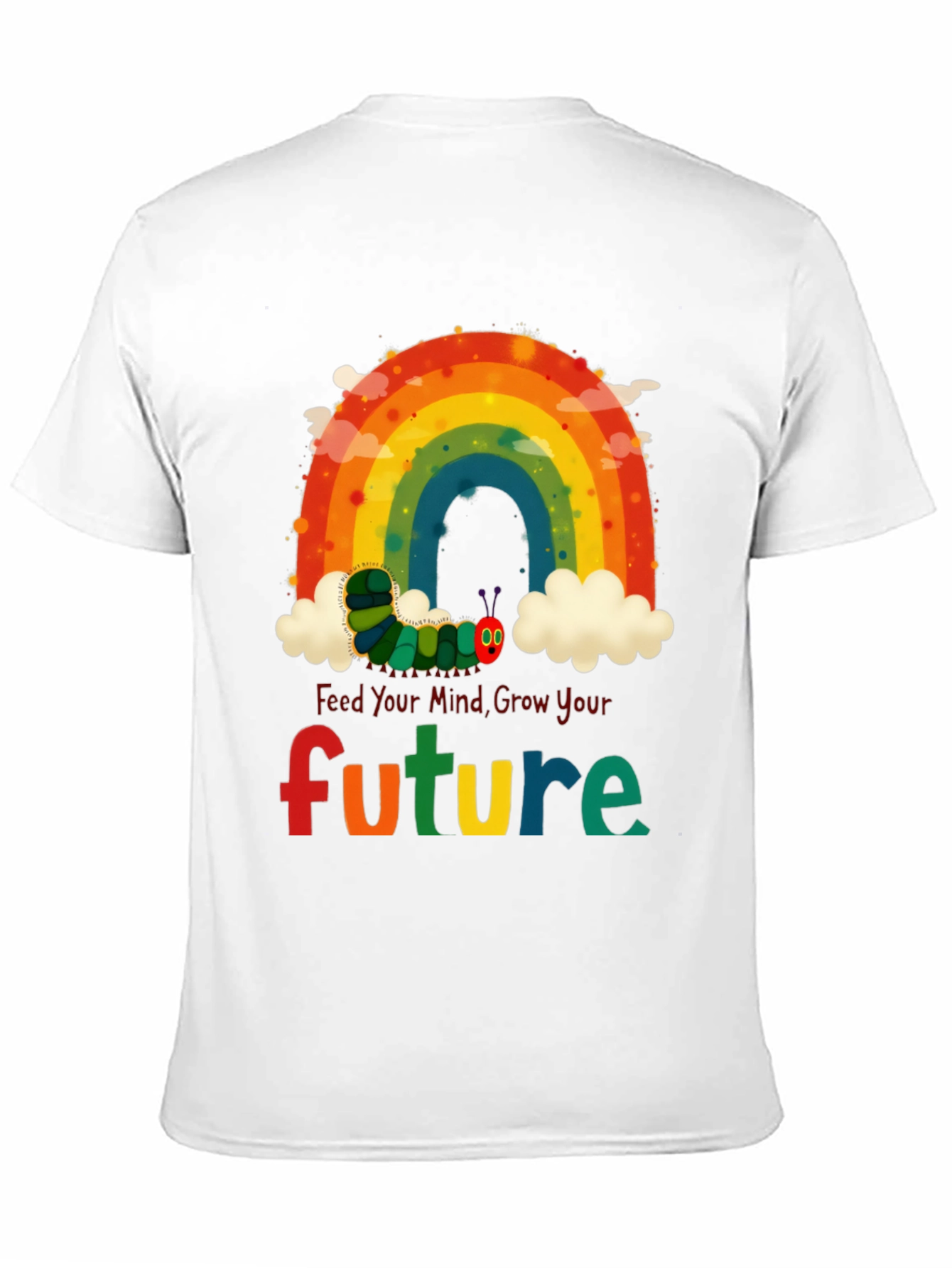 Rainbow Caterpillar Graphic Tee