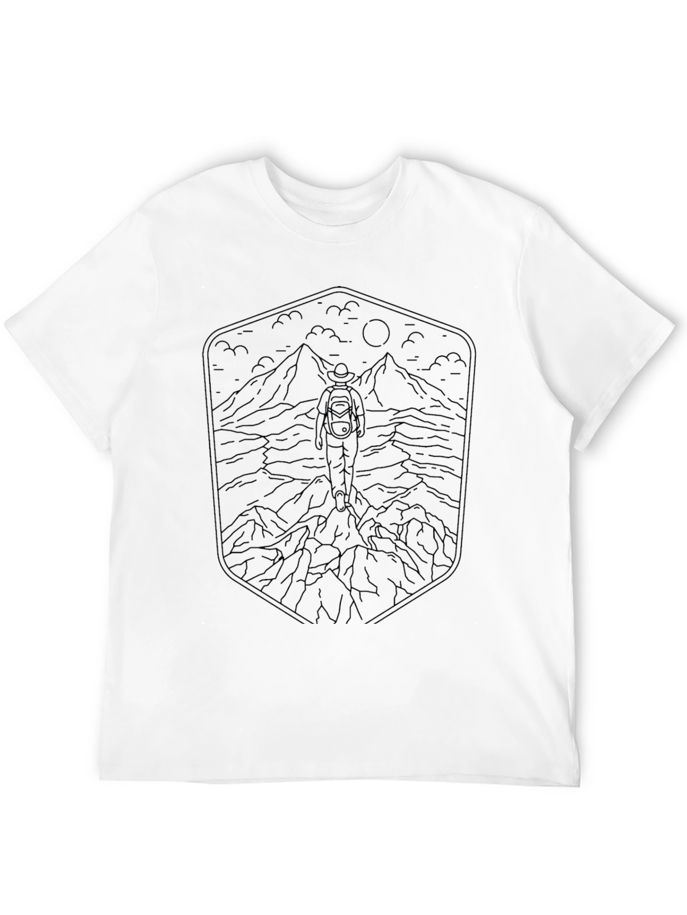 Outdoor Explorer Graphic Tee - Black