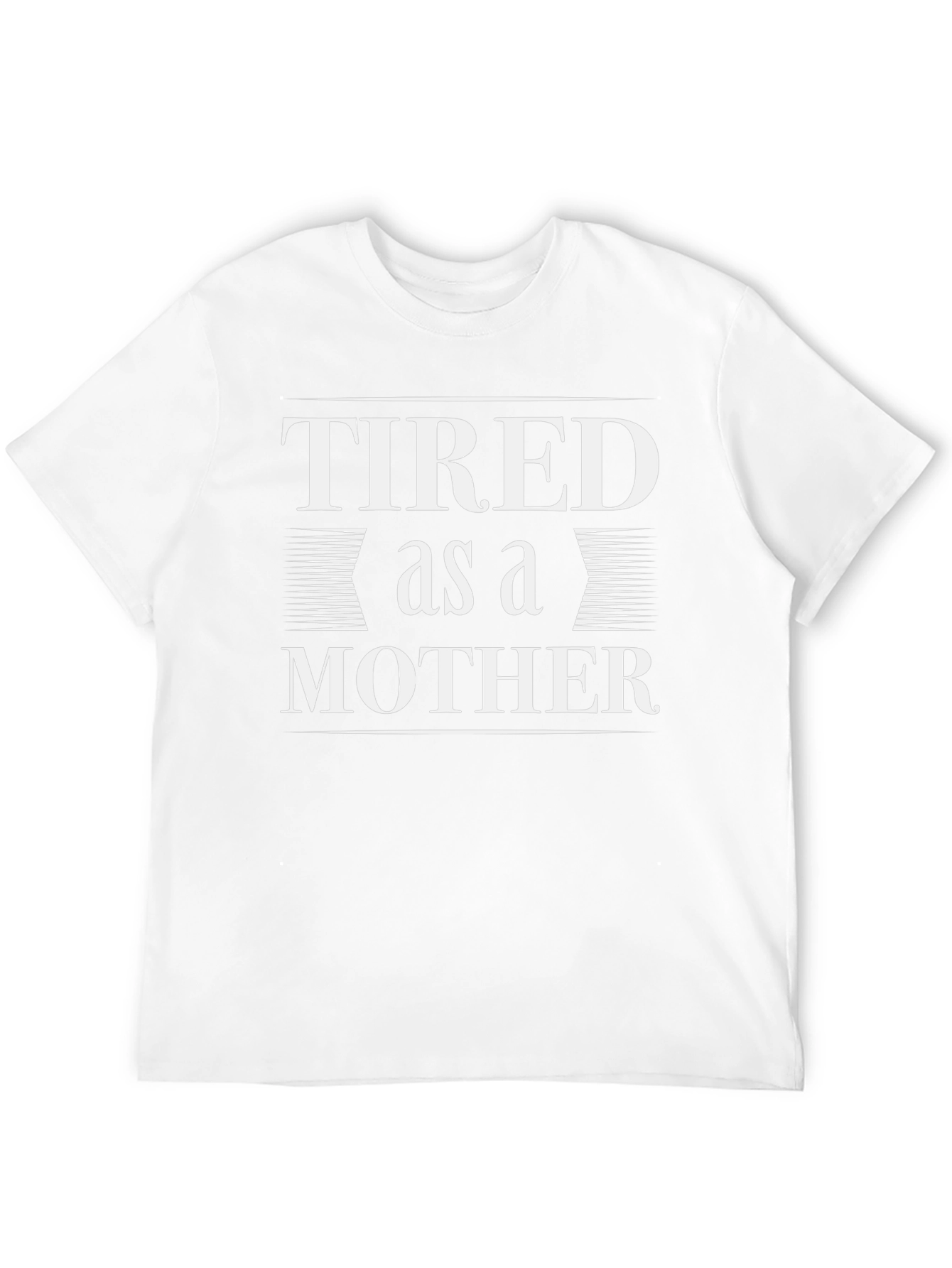 Tired as a Mother Graphic Tee - Black