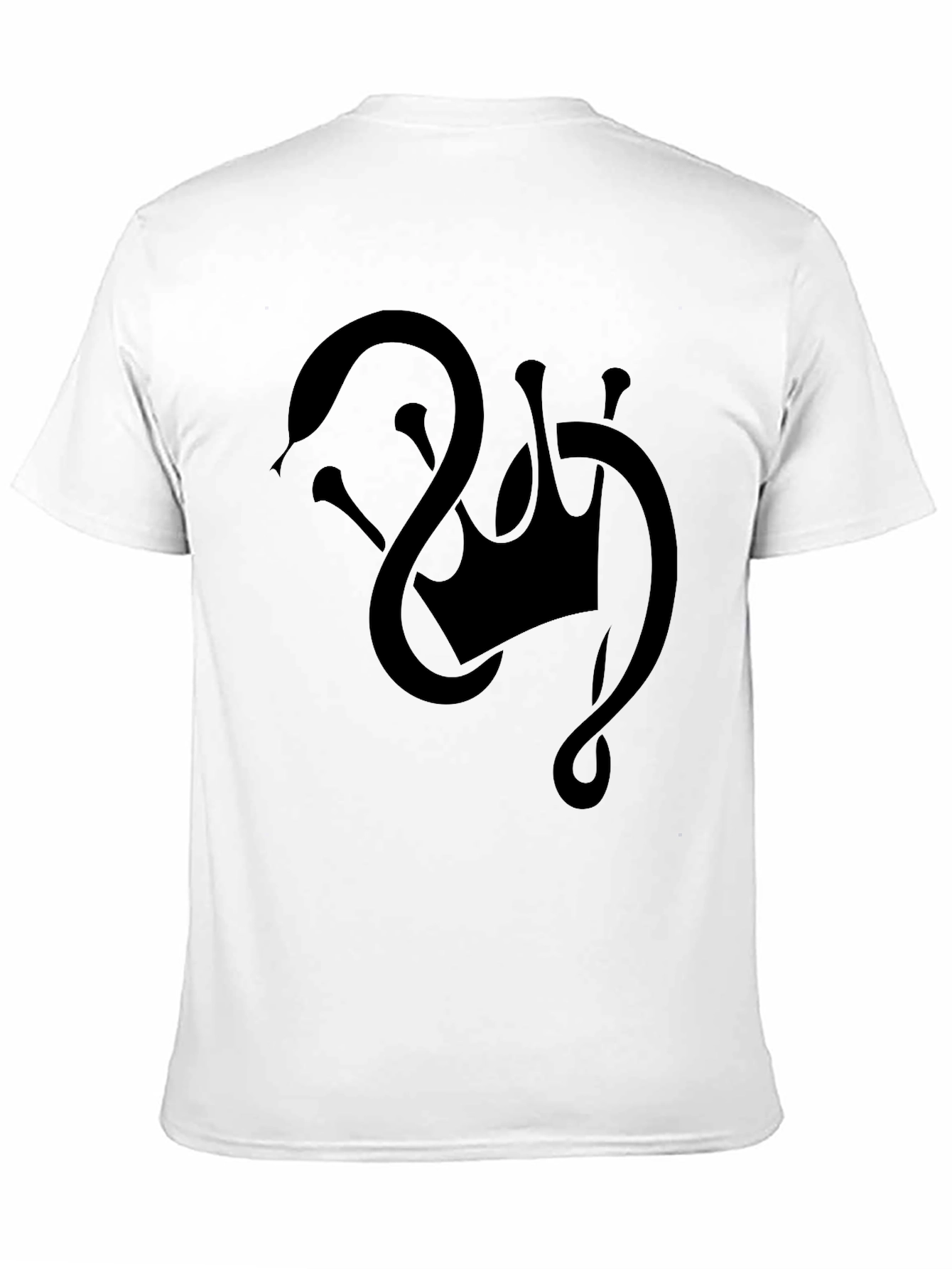 Serpent & Crown Graphic Tee - Mens Black T-Shirt