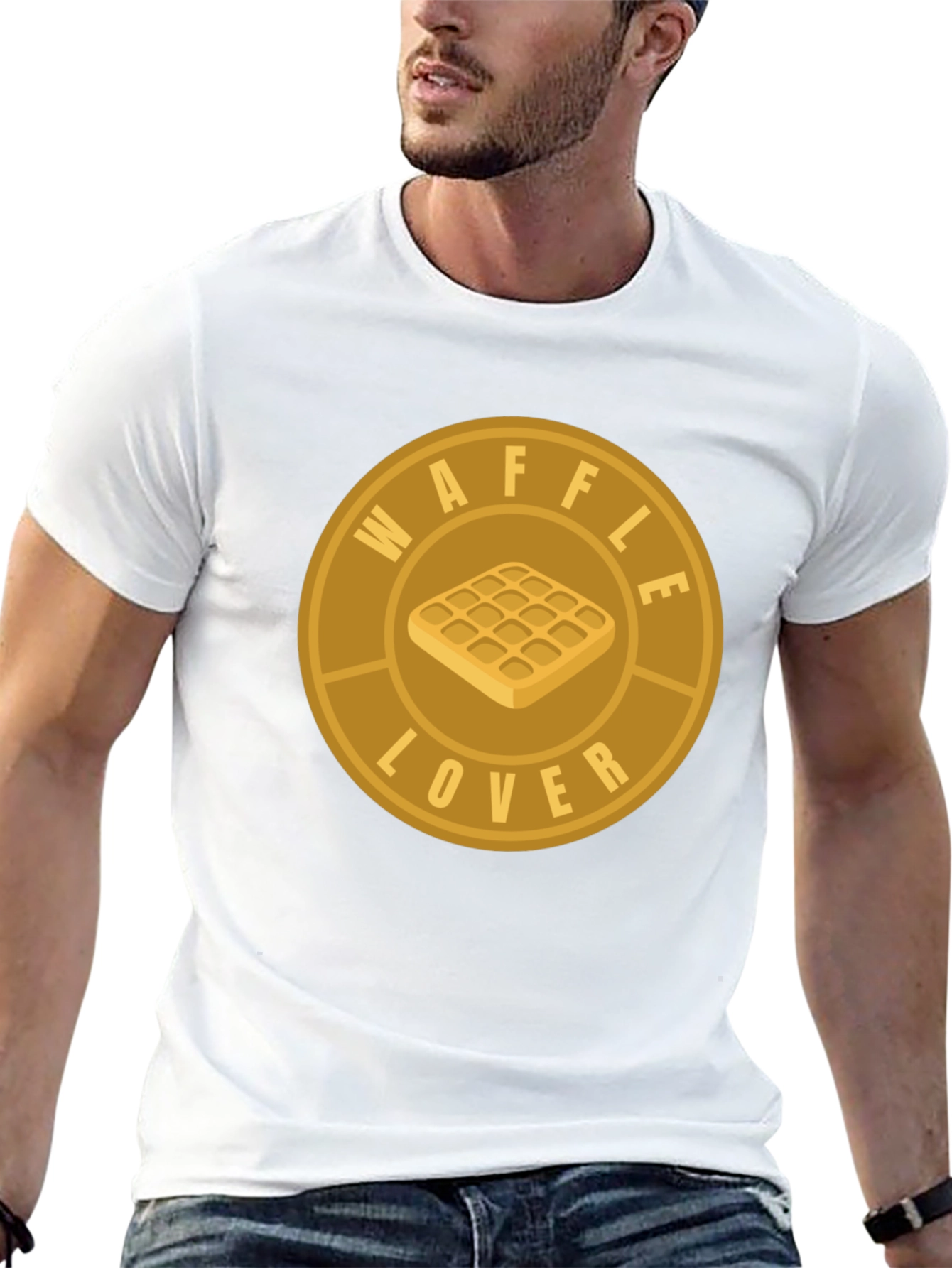Waffle Lover Graphic T-Shirt - Casual Comfort