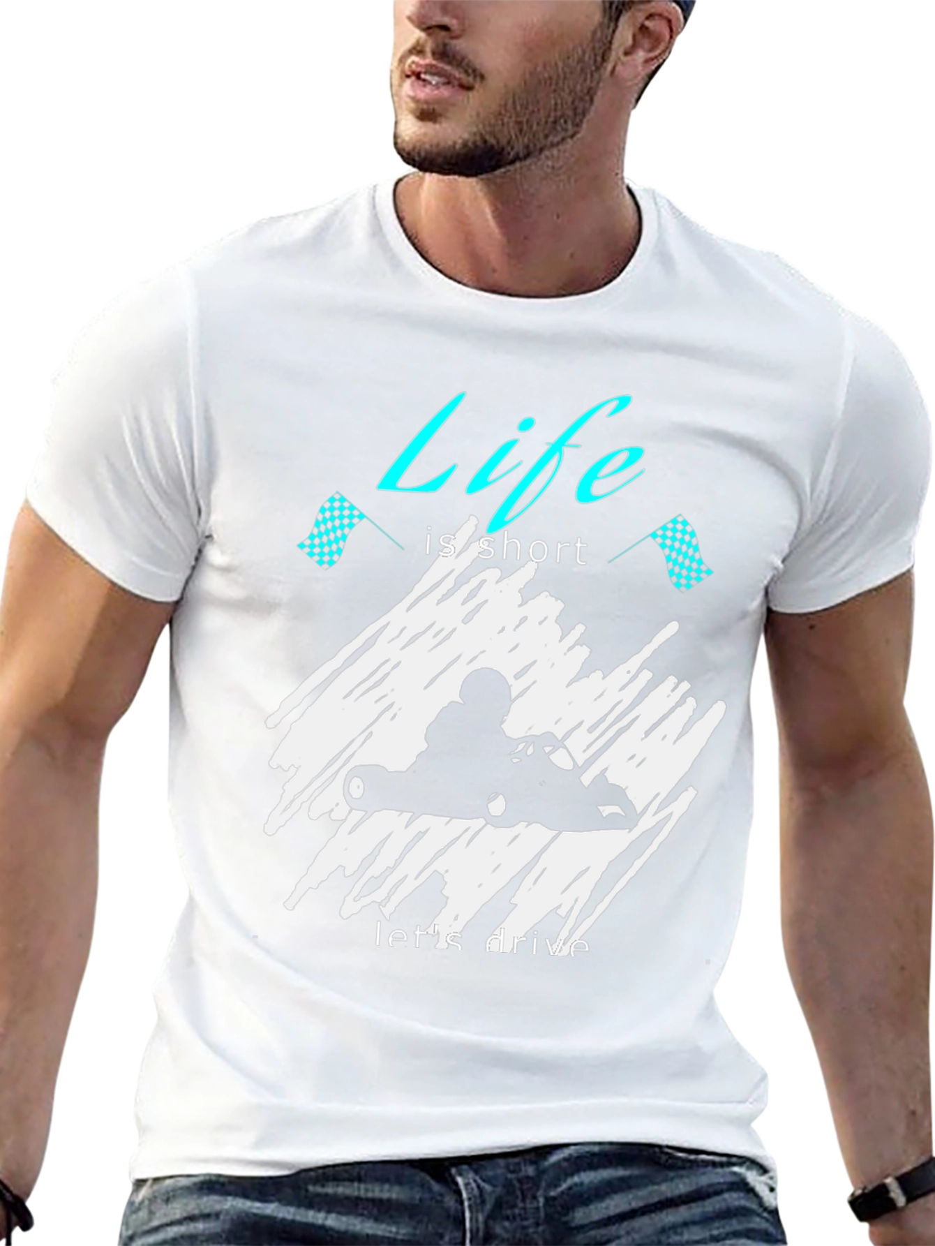 Life Is Short Lets Drive Go Kart T-Shirt