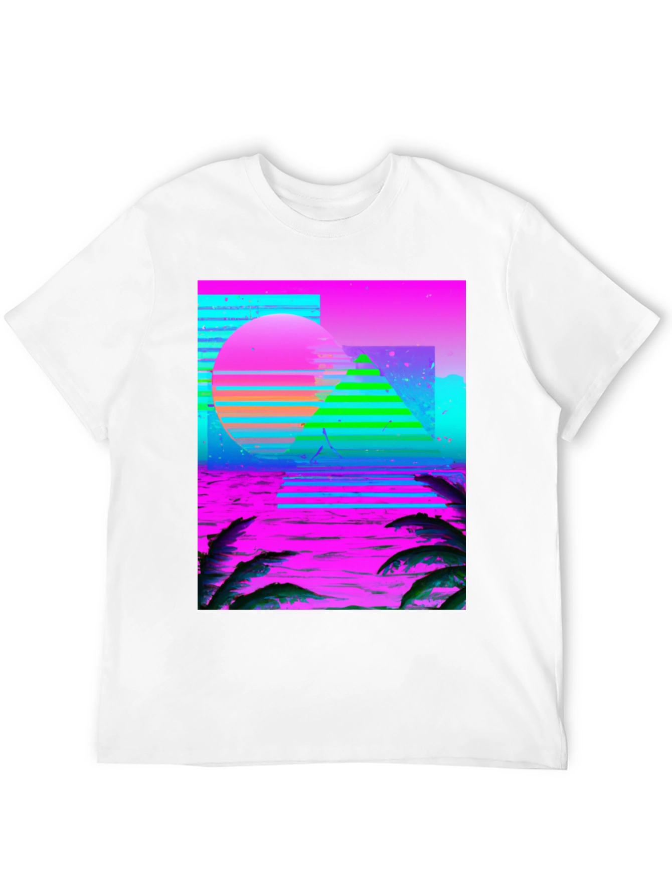 Vaporwave T-Shirt: Retro Sunset Graphic Tee