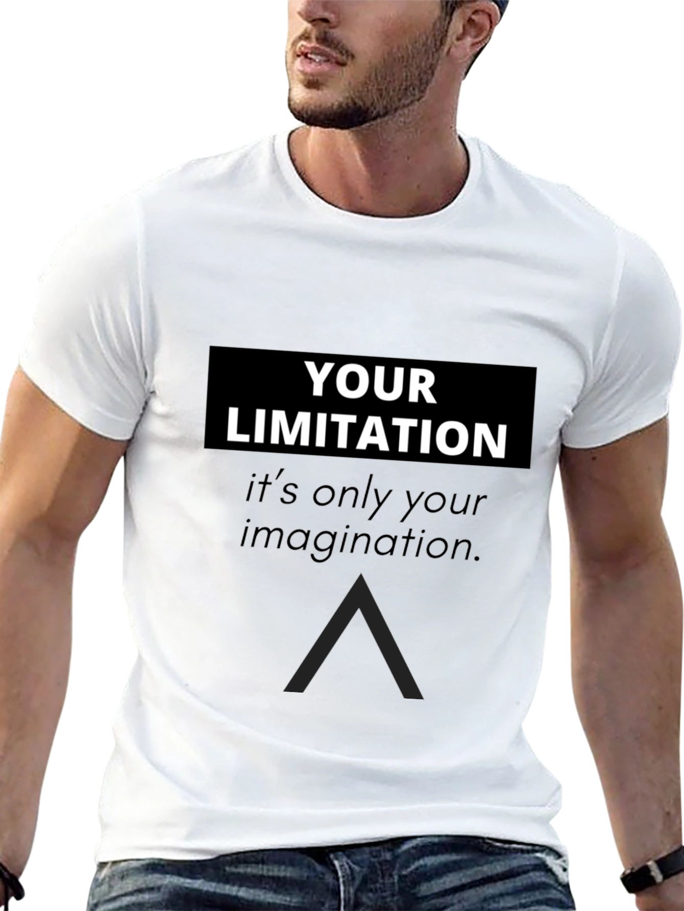 Inspirational Graphic Tee: Your Limitation T-Shirt