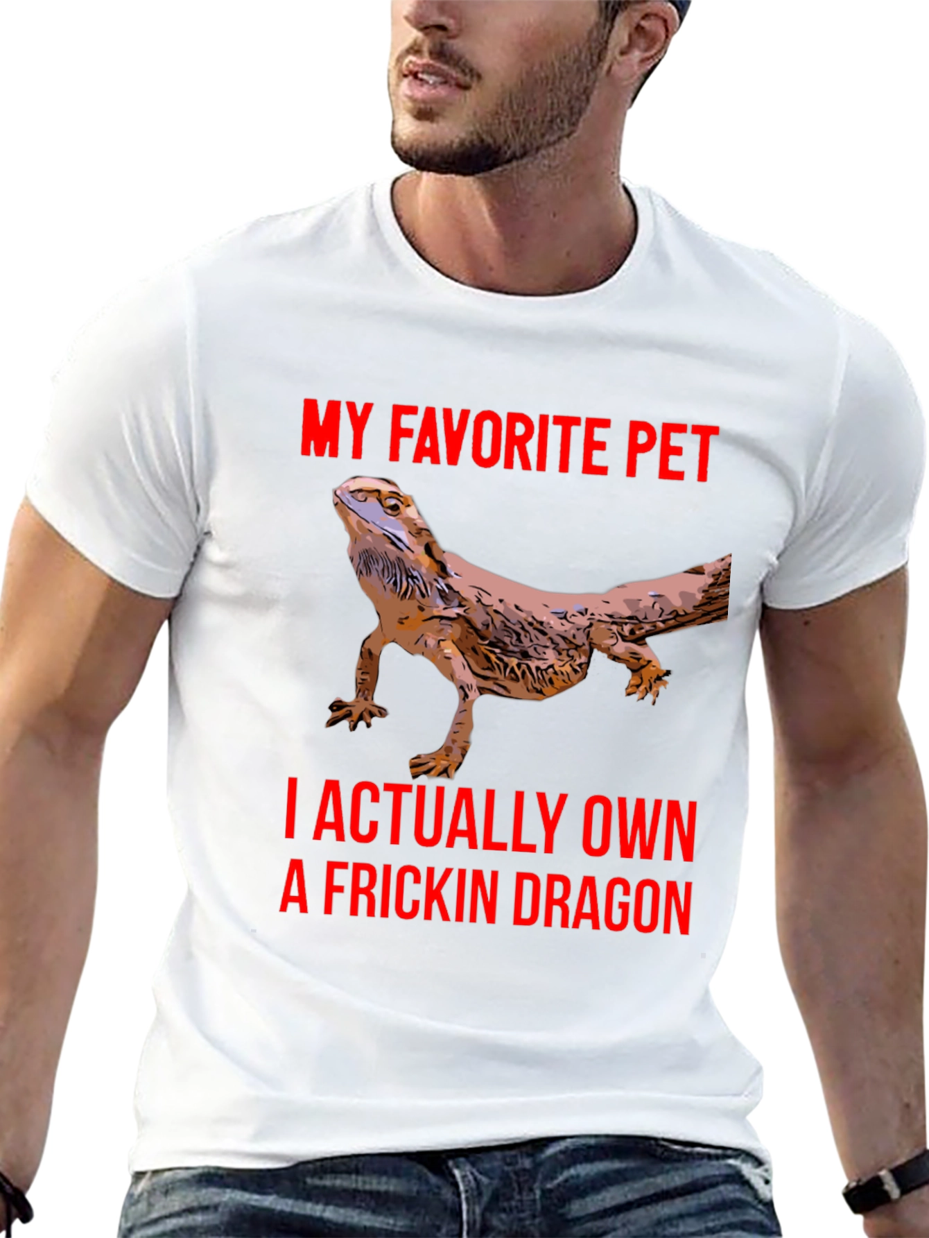 Bearded Dragon T-Shirt - My Favorite Pet Dragon