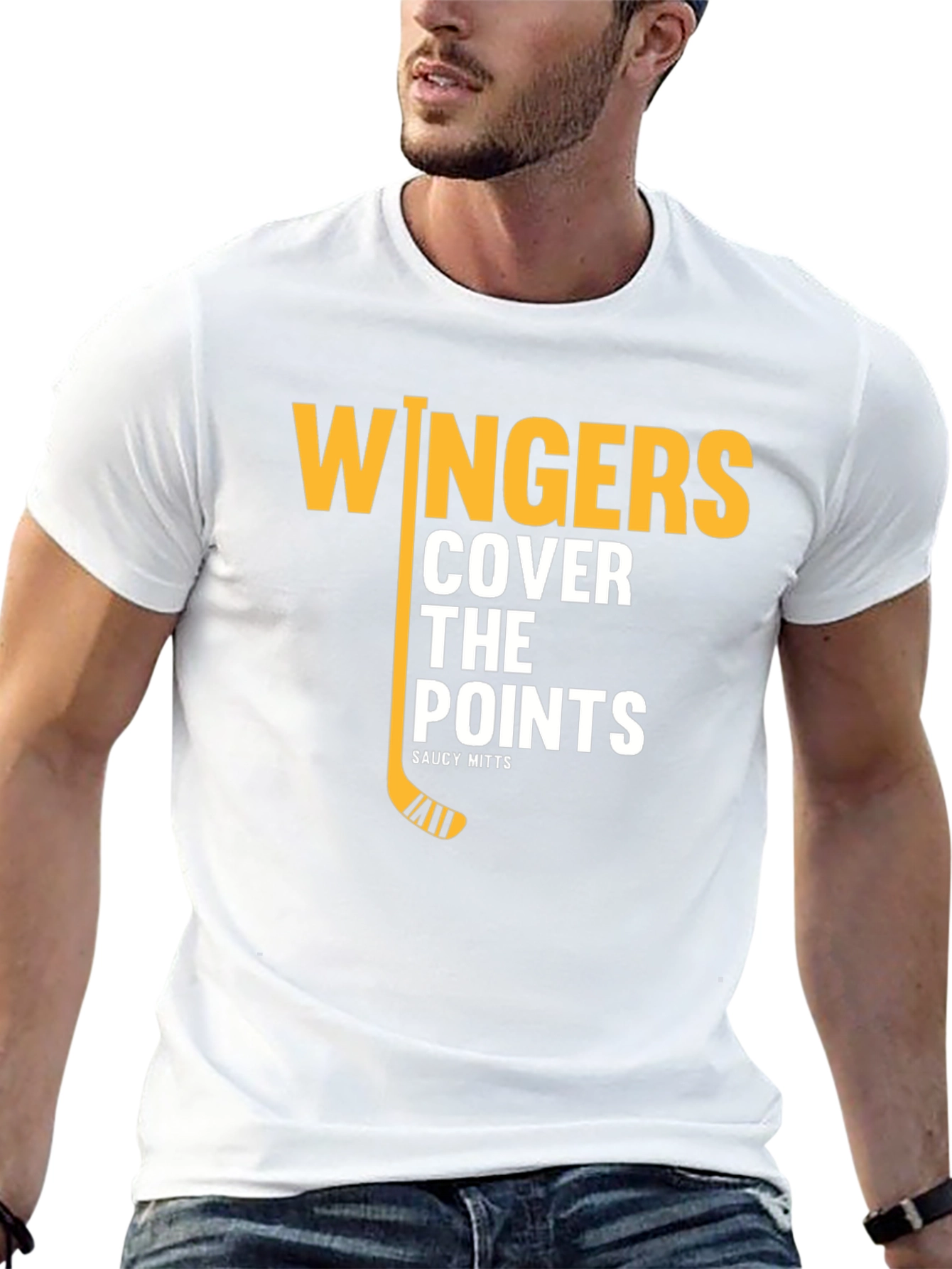 Wingers Cover The Points Black T-Shirt