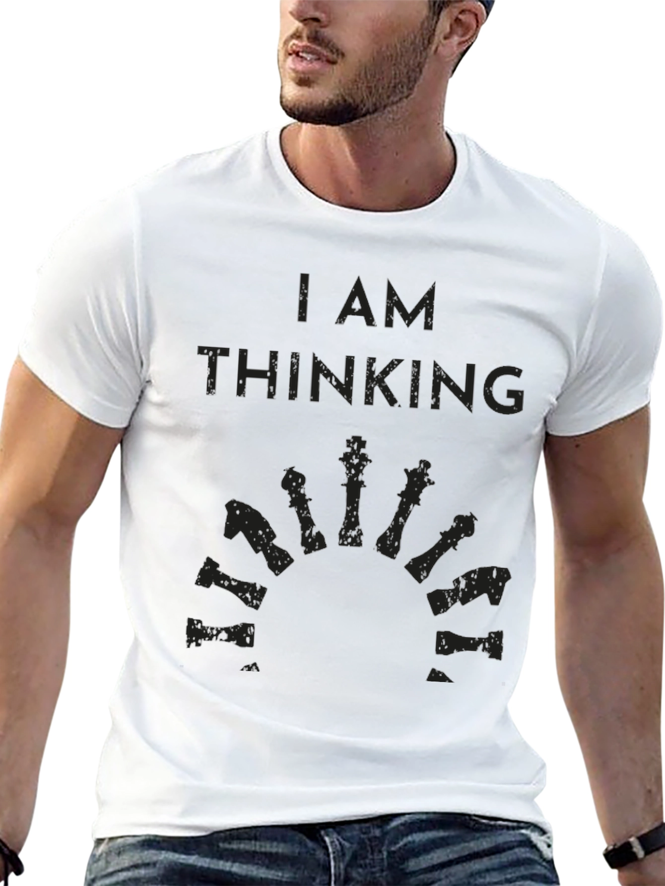 I am Thinking Chess Graphic T-Shirt