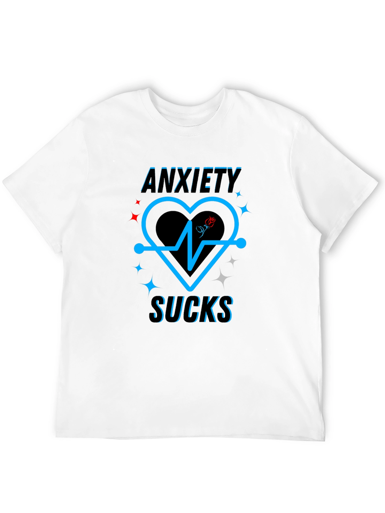 Anxiety Sucks Graphic T-Shirt