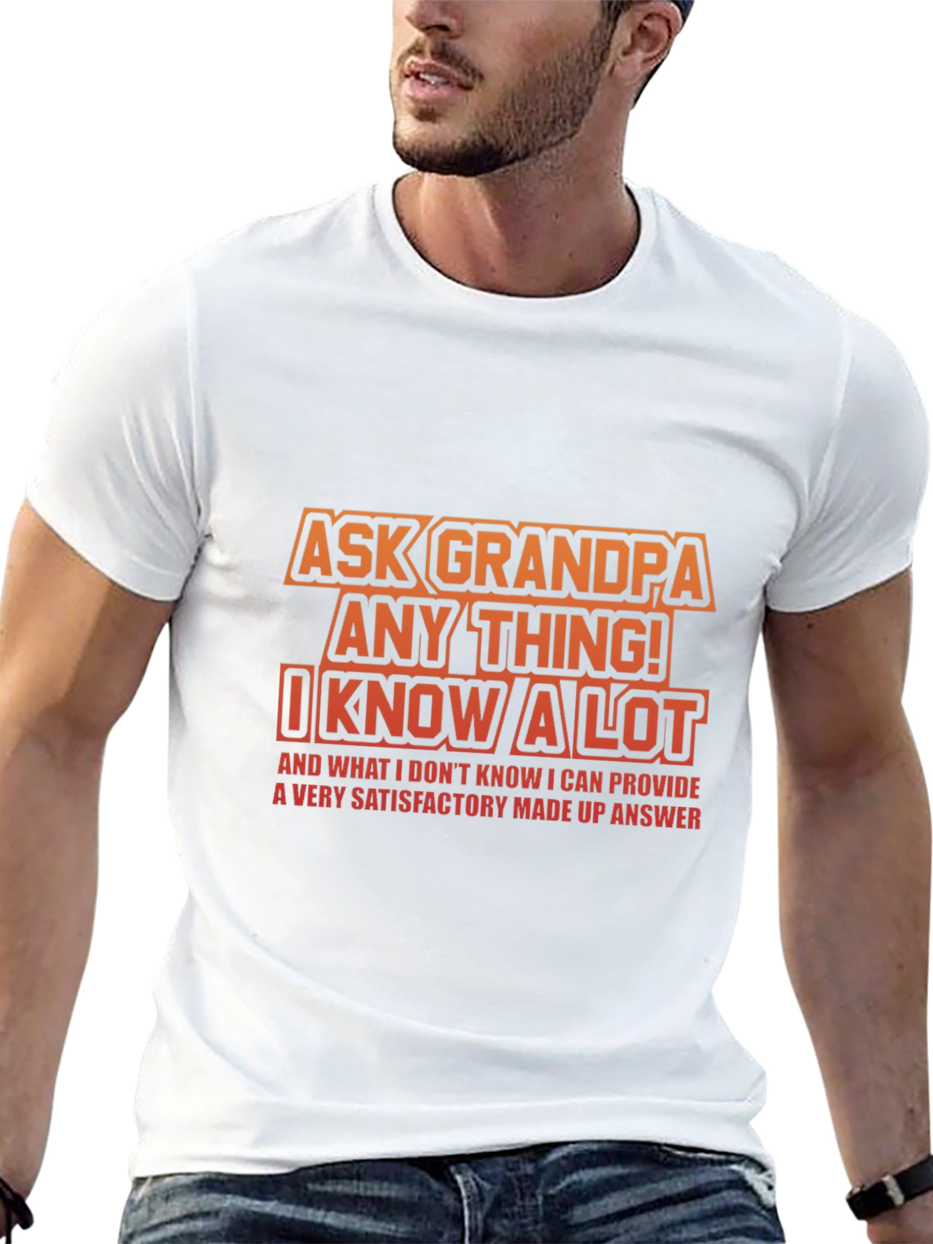 Ask Grandpa Anything! Novelty T-Shirt
