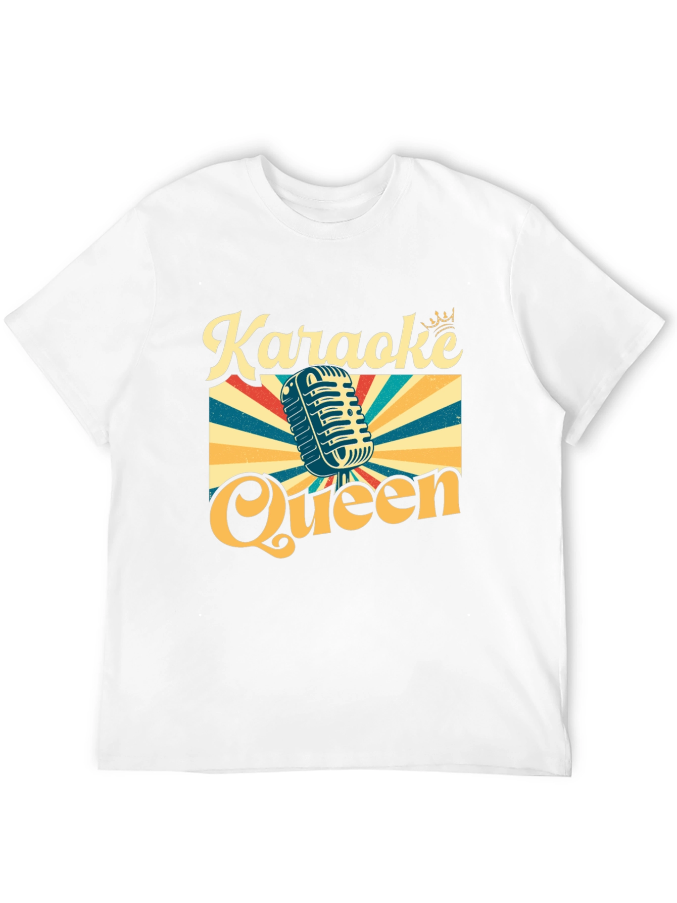 Karaoke Queen T-Shirt - Retro Style Graphic Tee
