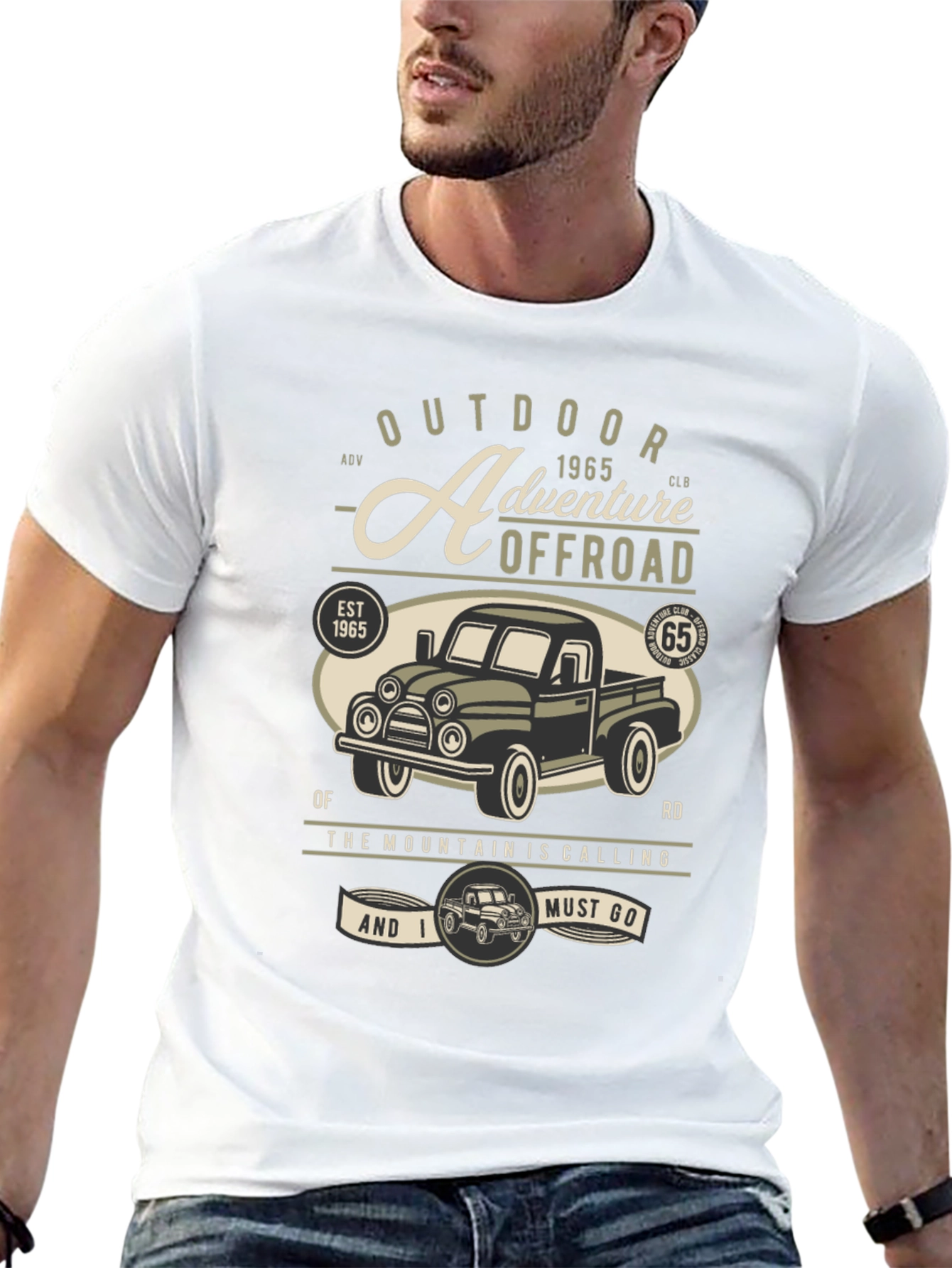 Outdoor Adventure Offroad T-Shirt - Mountain Calling Tee