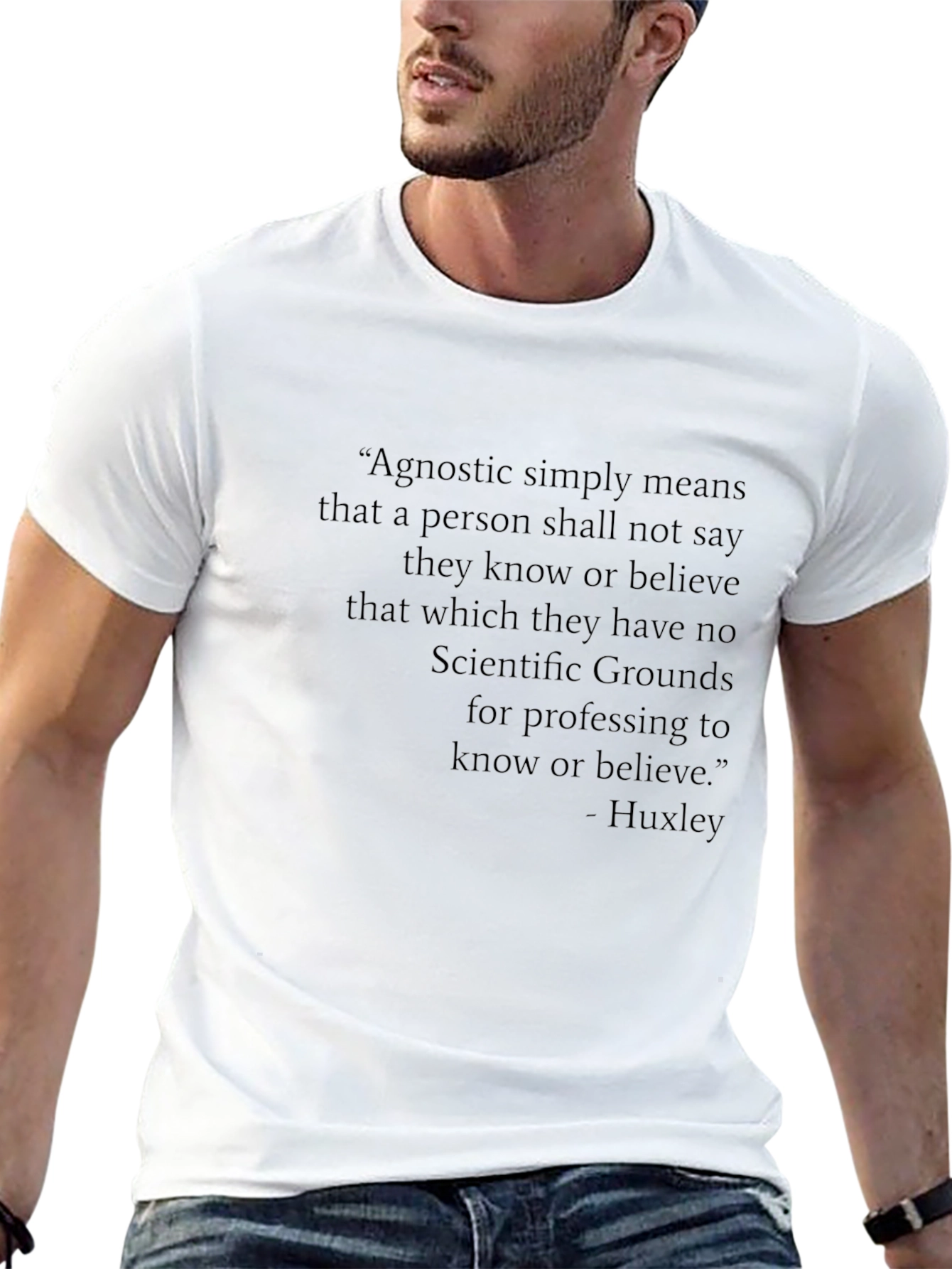 Agnostic Huxley Quote T-Shirt - Philosophy Tee