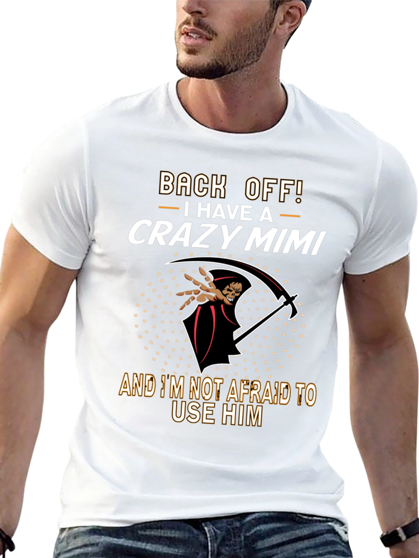 Crazy Mimi T-Shirt - Grim Reaper Graphic Tee