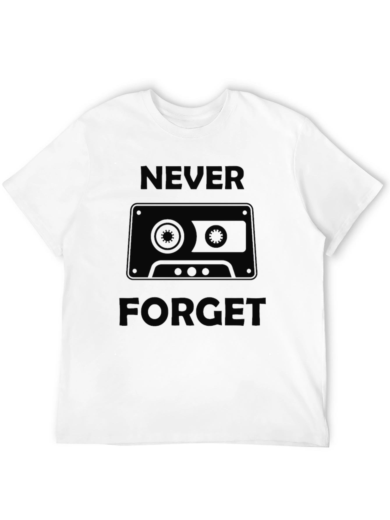 Never Forget Cassette Tape T-Shirt