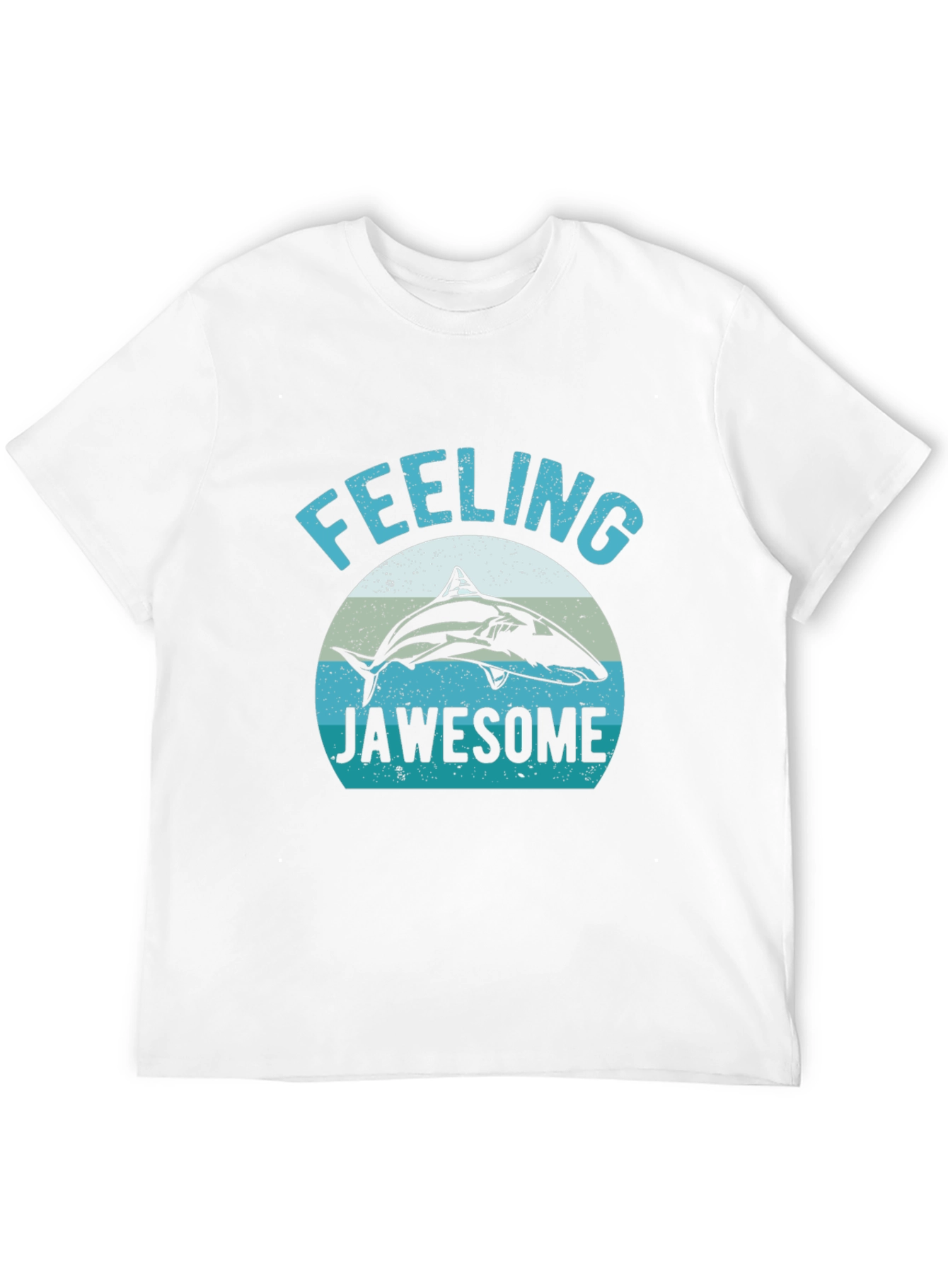 Feeling Jawsome Shark Graphic Tee - Black
