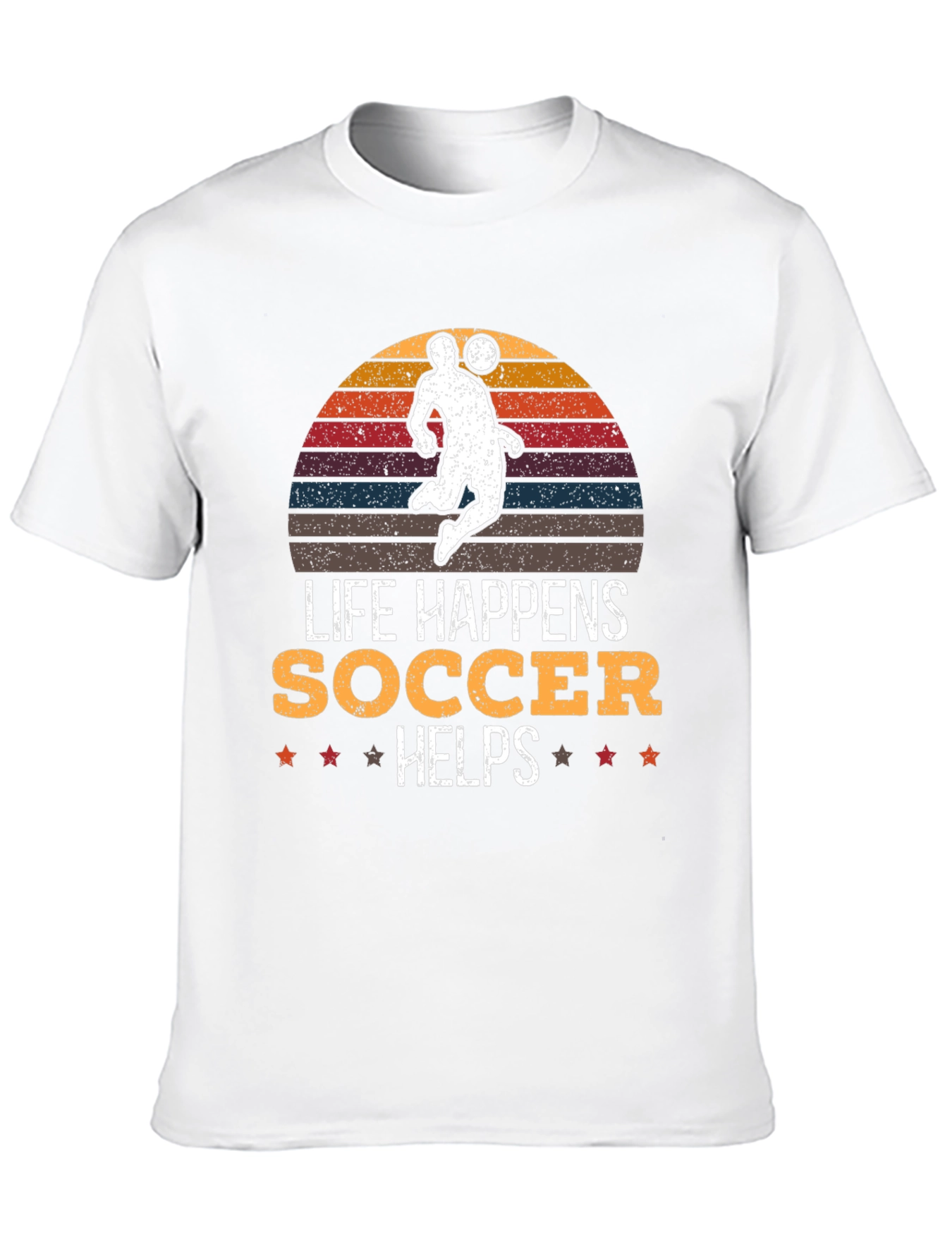 Life Happens Soccer Helps Graphic Tee