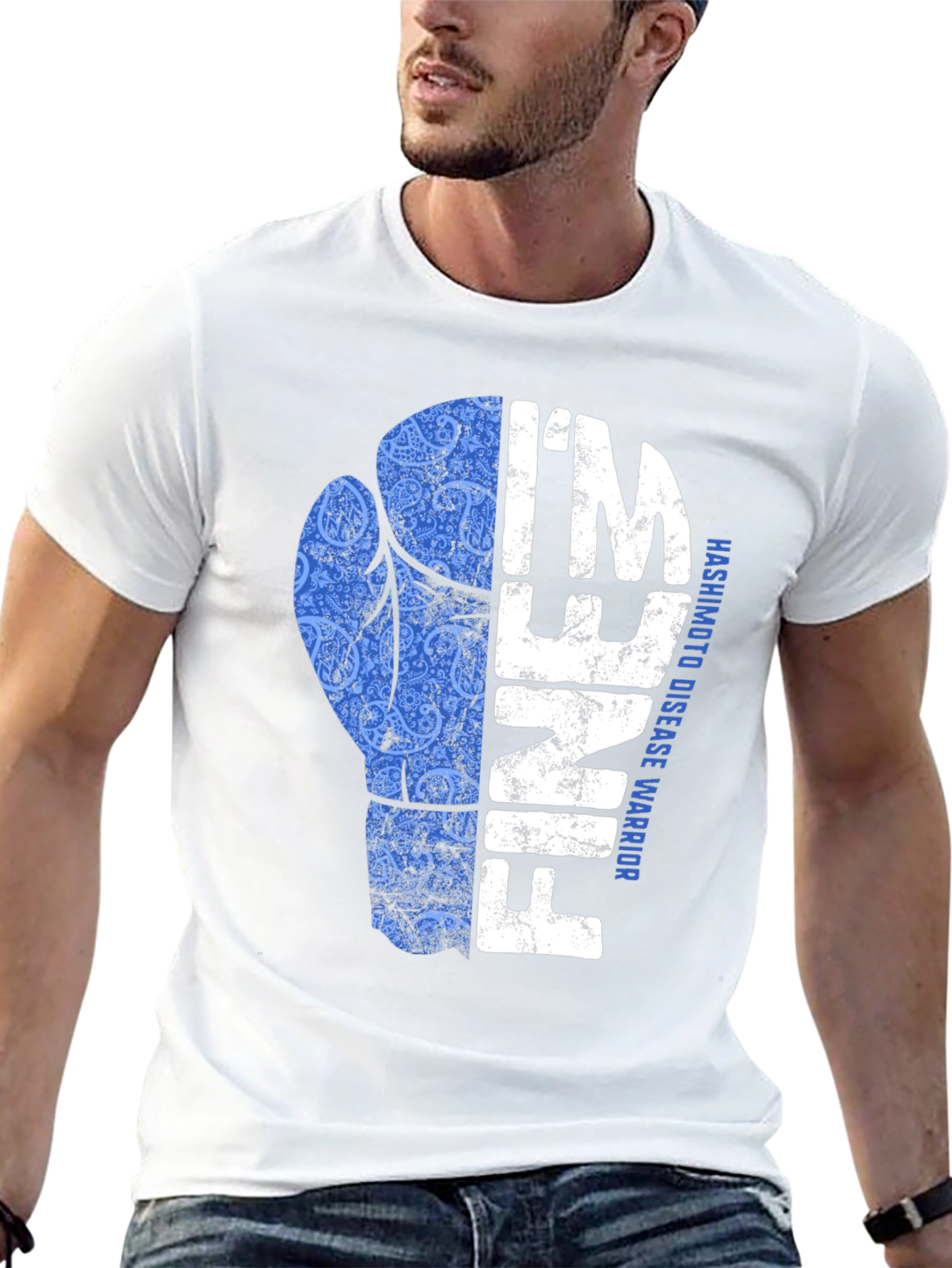 Hashimotos Disease Warrior Graphic T-Shirt