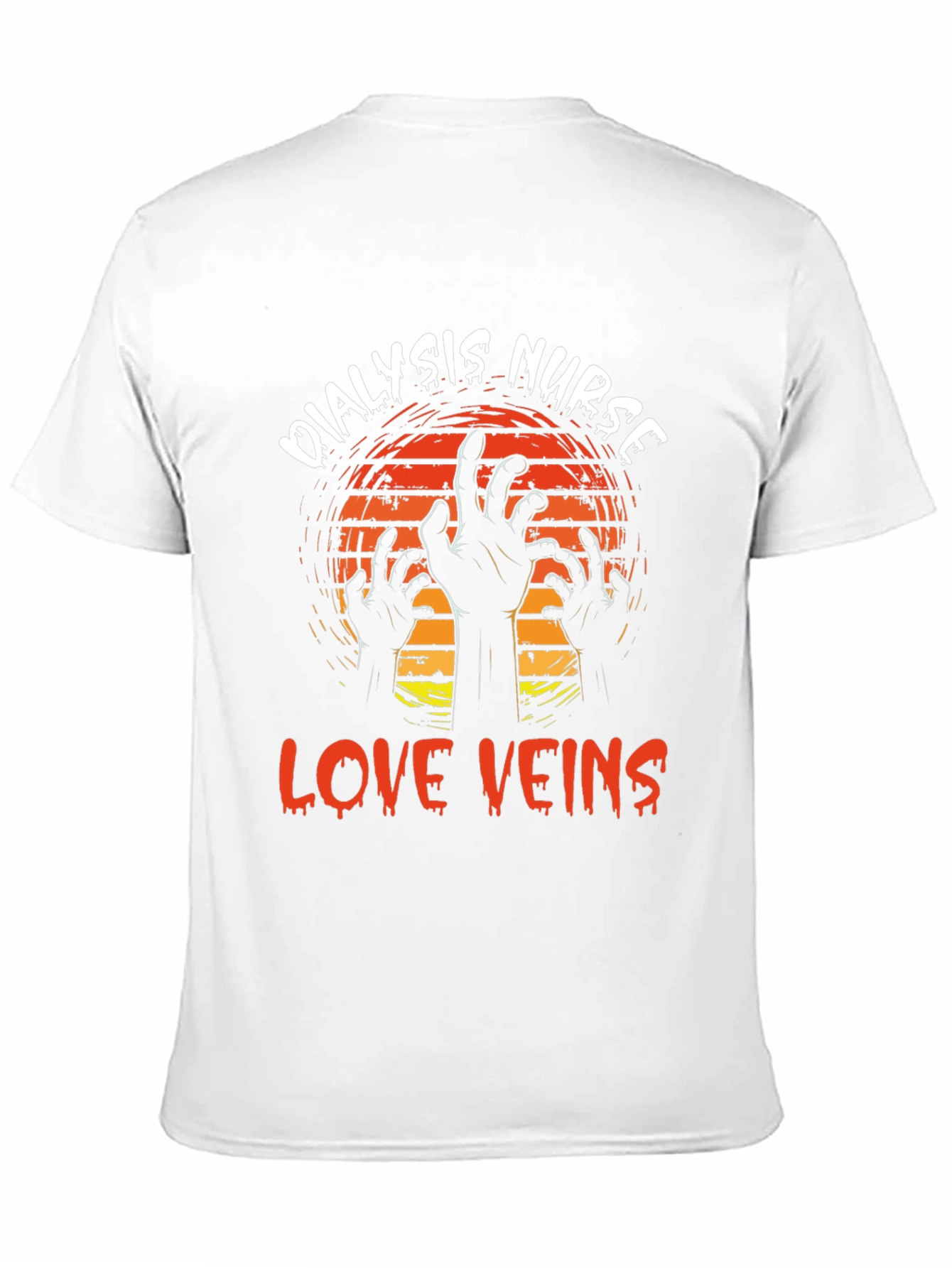 Dialysis Nurse Love Veins Graphic T-Shirt
